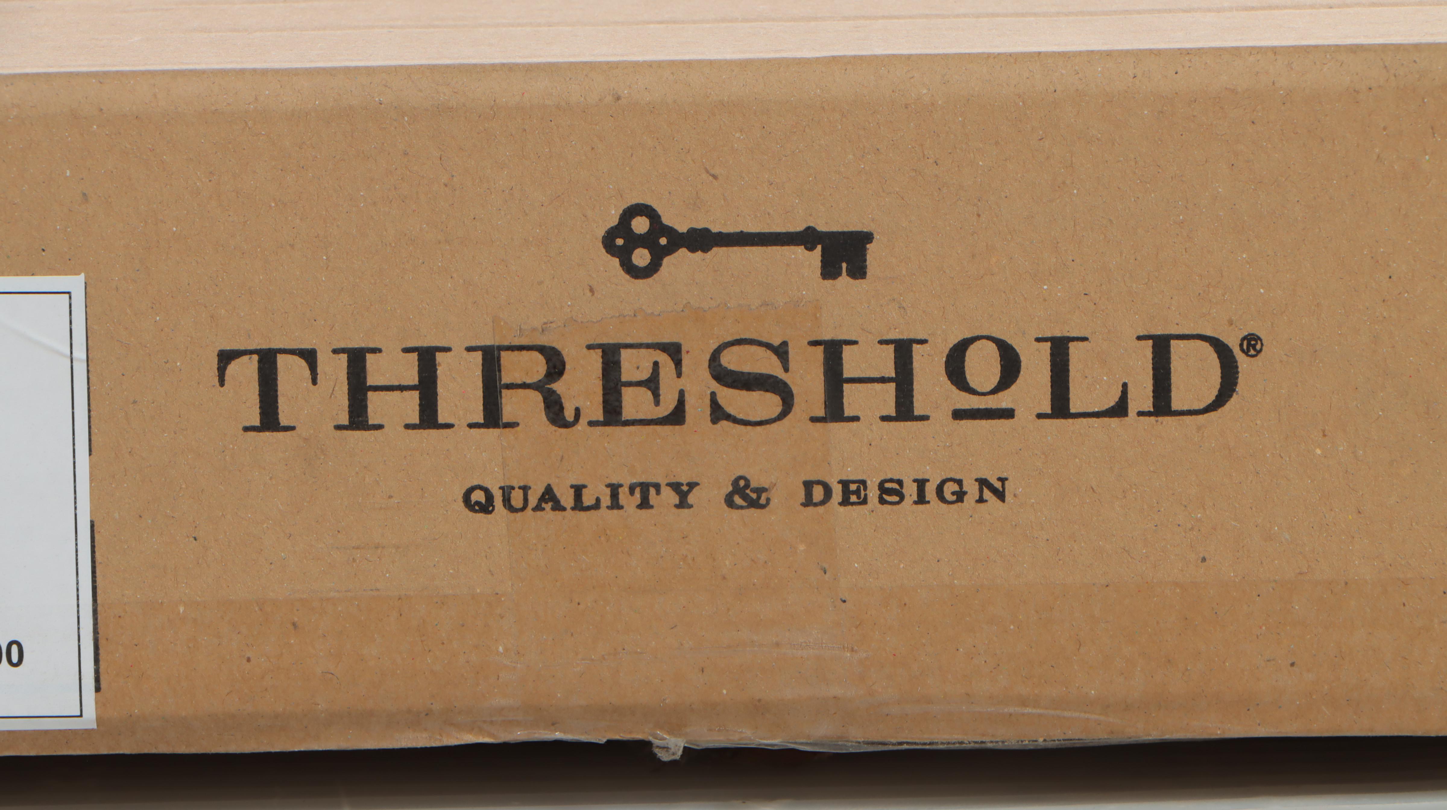 Threshold Surfside Round Wood Accent Table