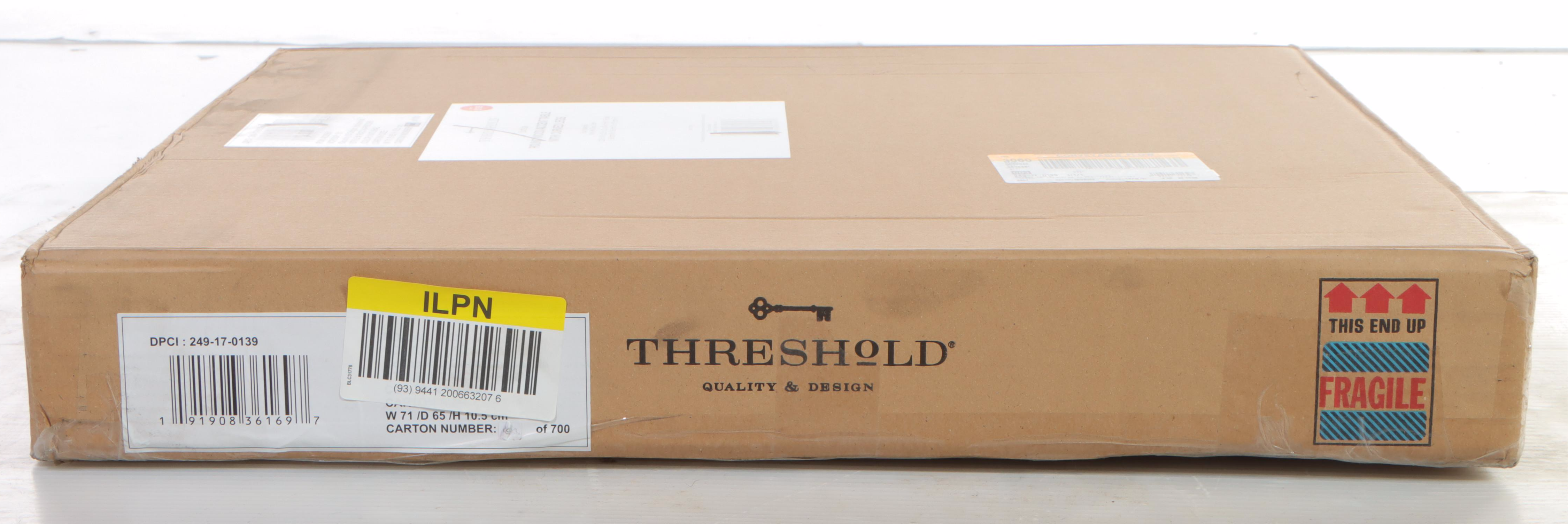 Threshold Surfside Round Wood Accent Table