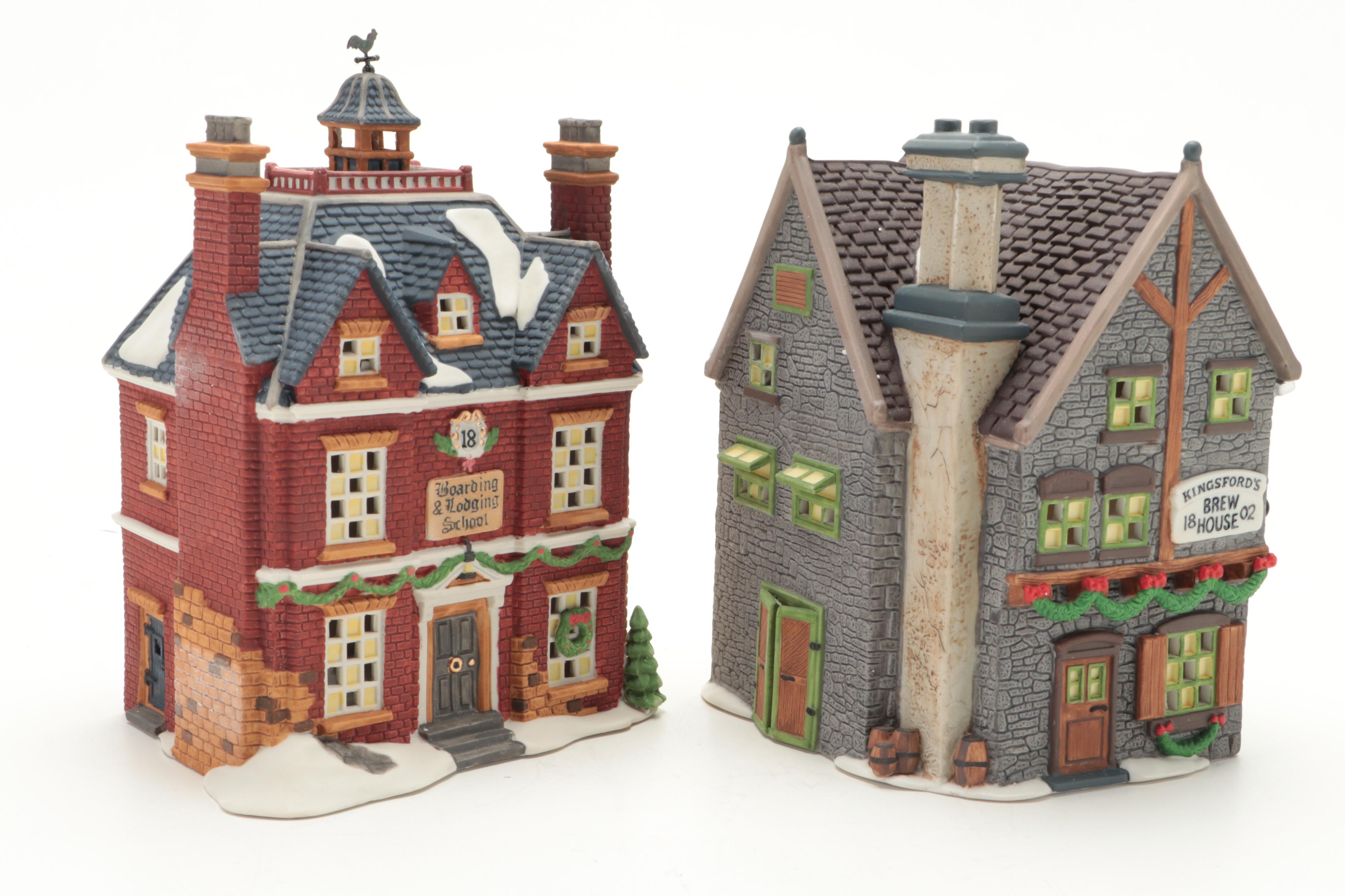 Department 56 Dickens' Village Series Porcelain Houses