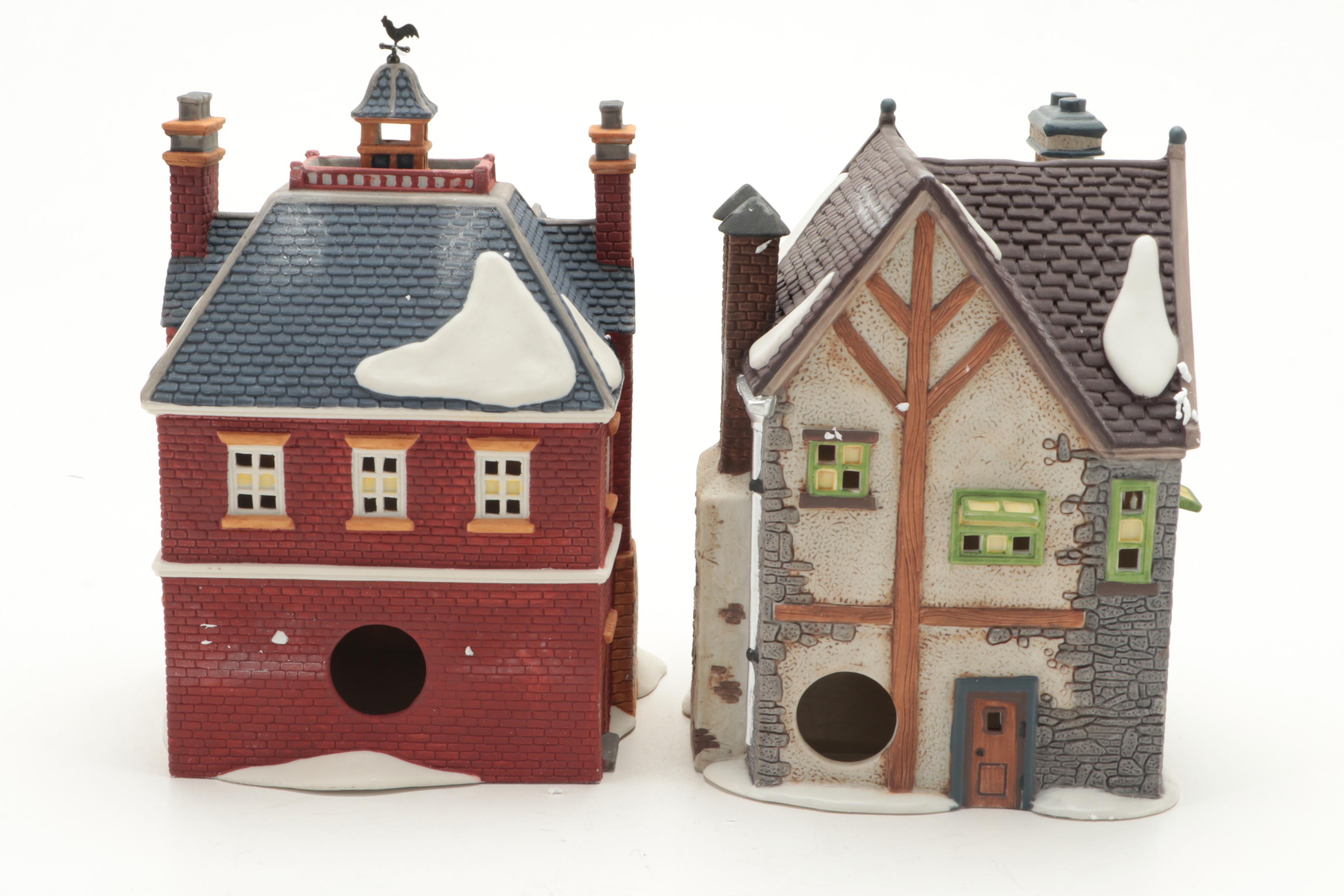 Department 56 Dickens' Village Series Porcelain Houses