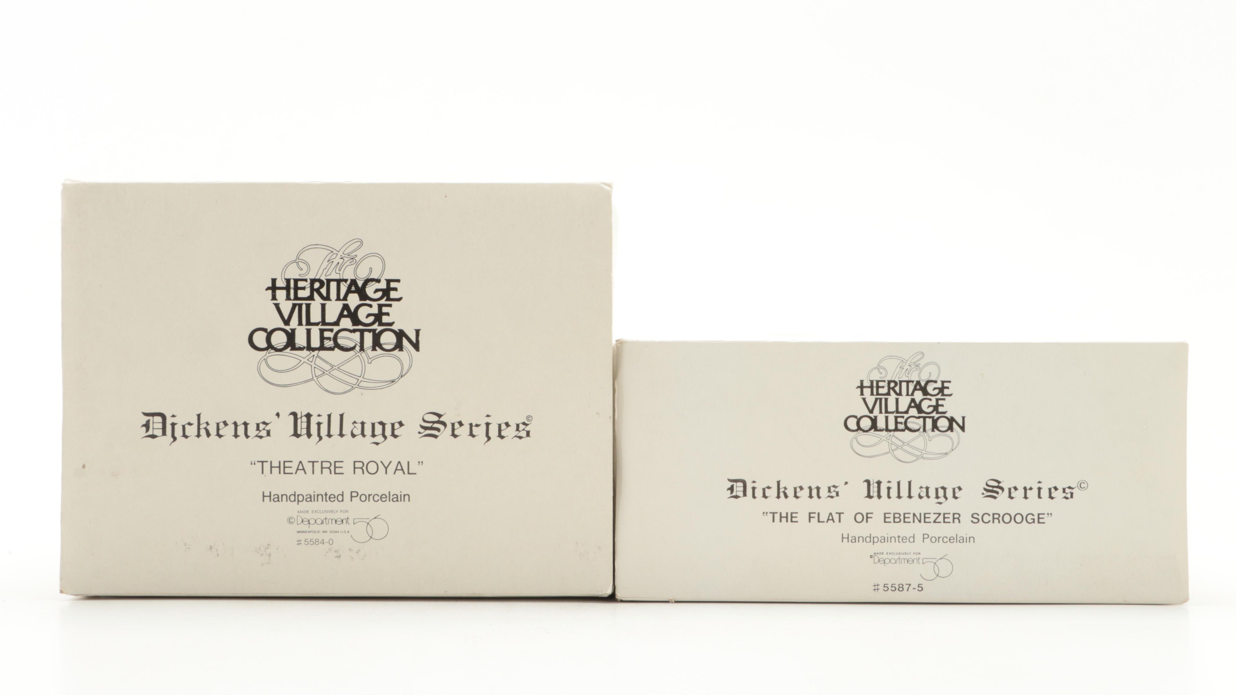 Department 56 Dickens' Village Series Porcelain Houses