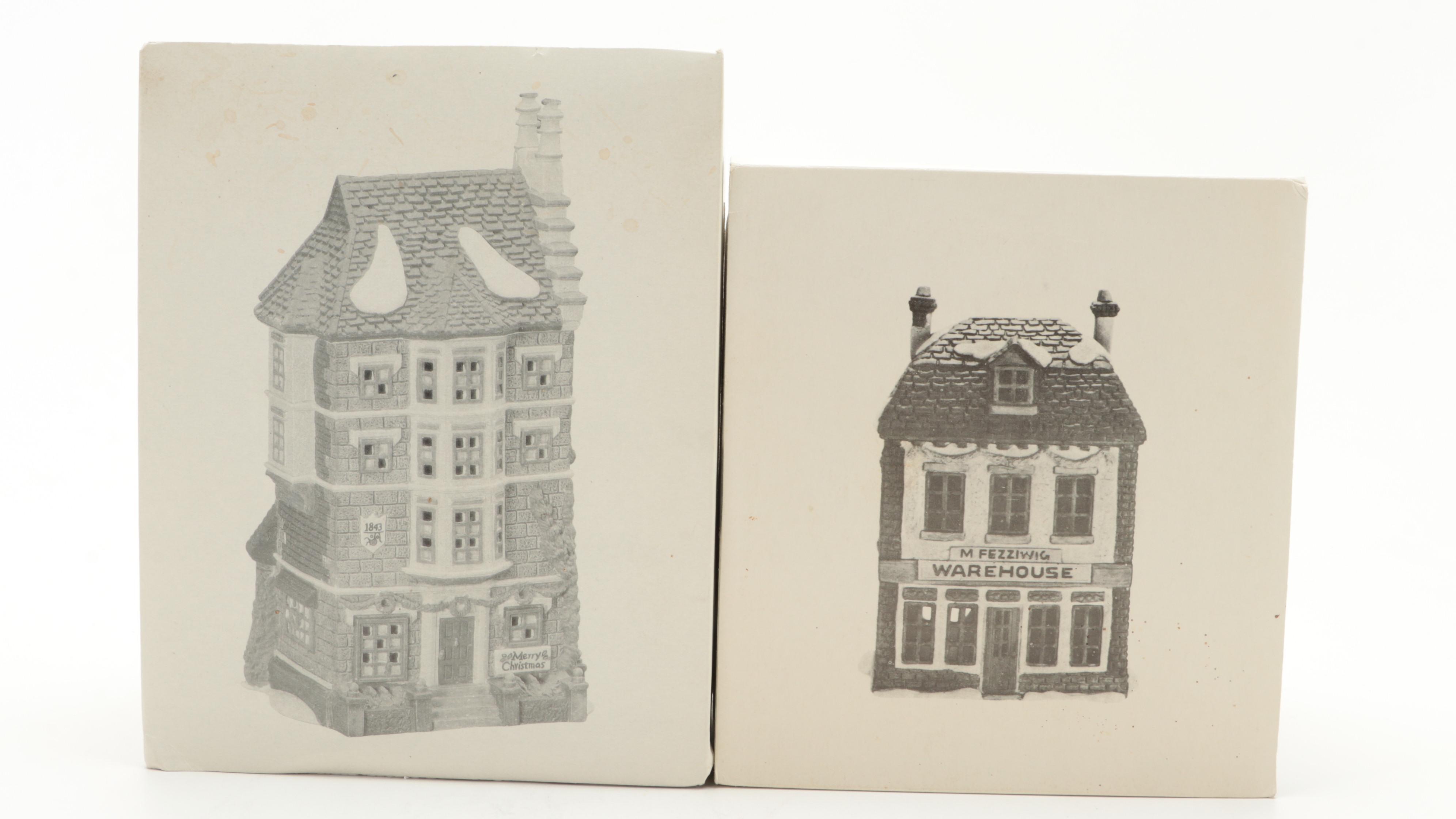 Department 56 Dickens' Village Series Porcelain Houses