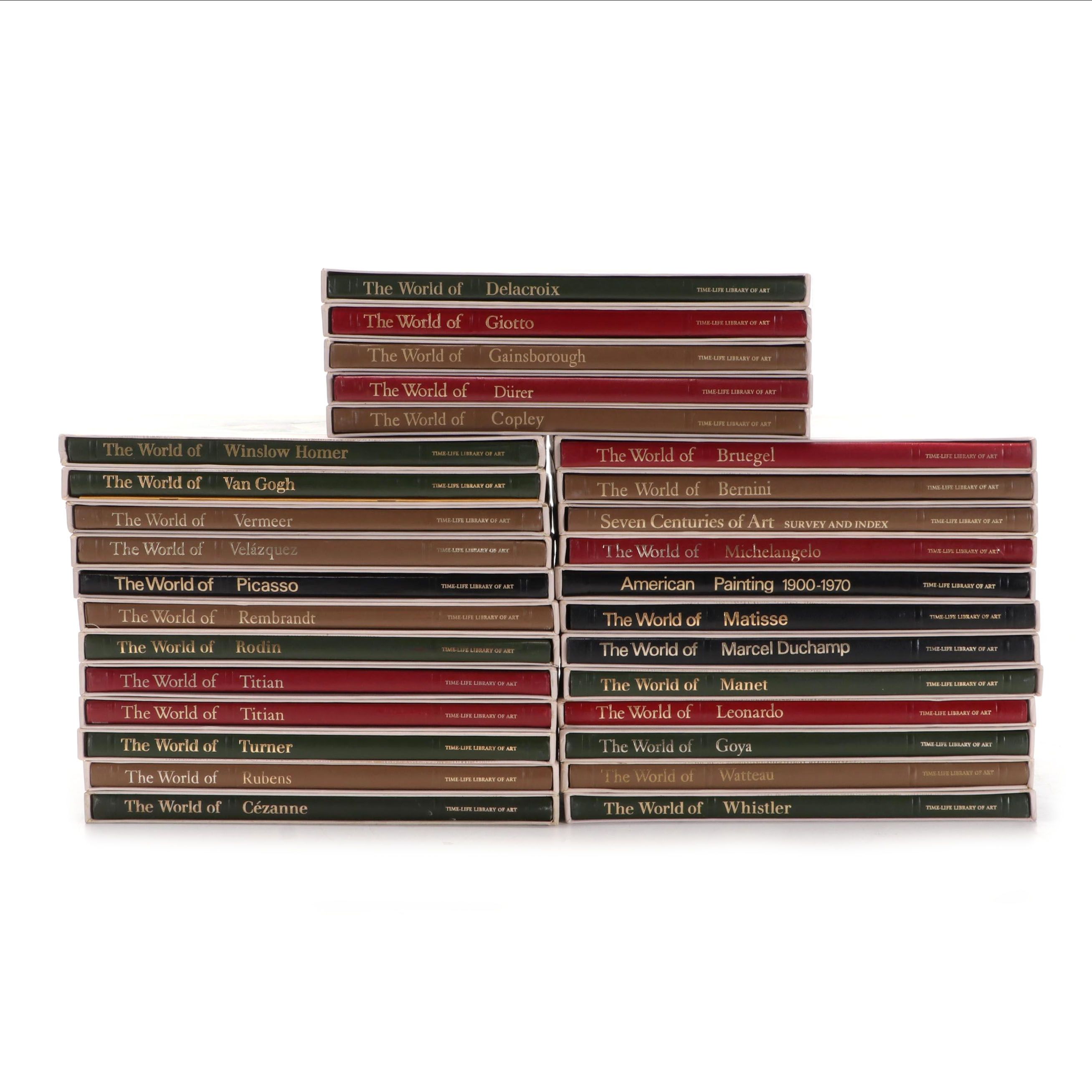 Time-Life Library of Art "The World of Famous Artists" Complete Set