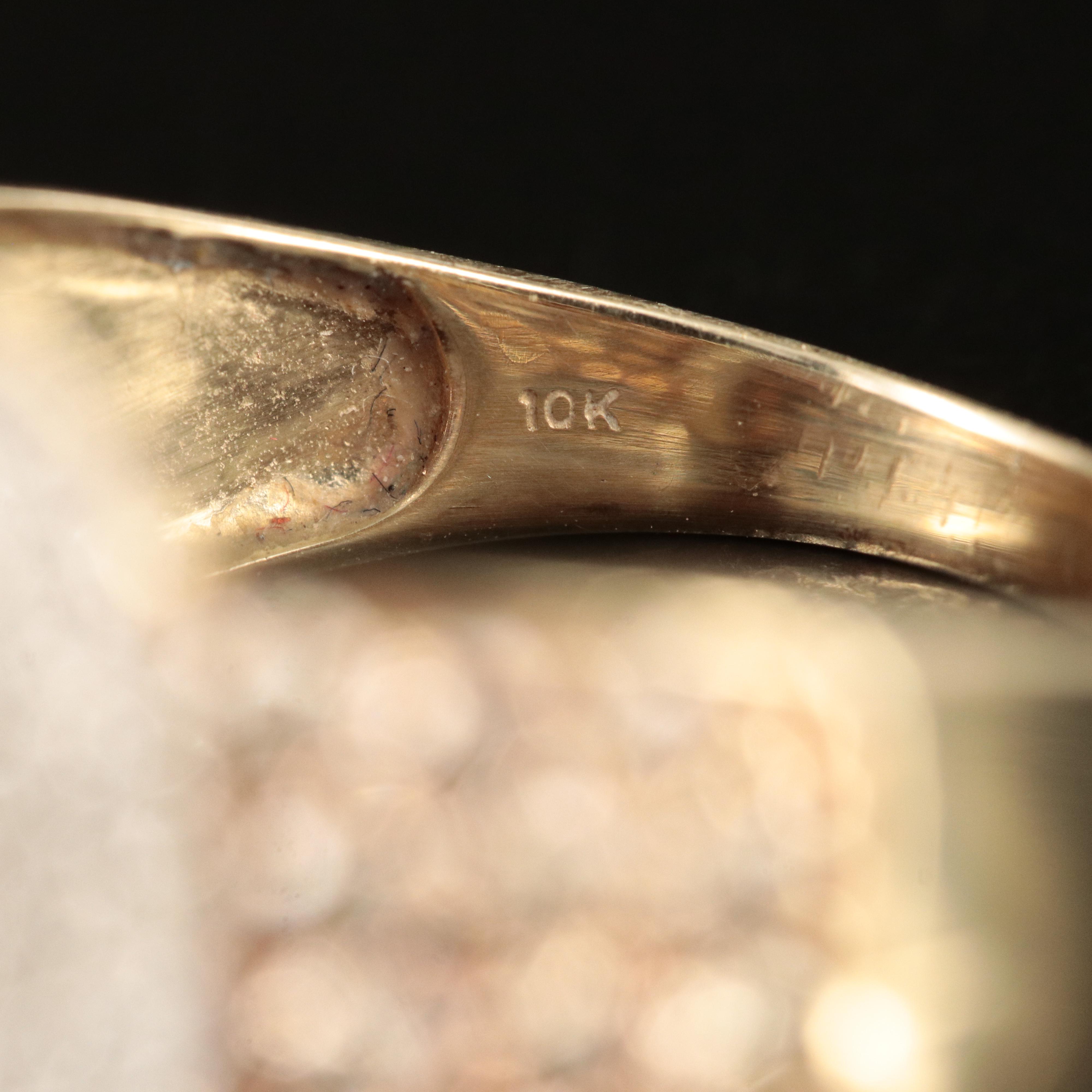 10K 1.96 CTW Pavé Diamond Buckle Ring