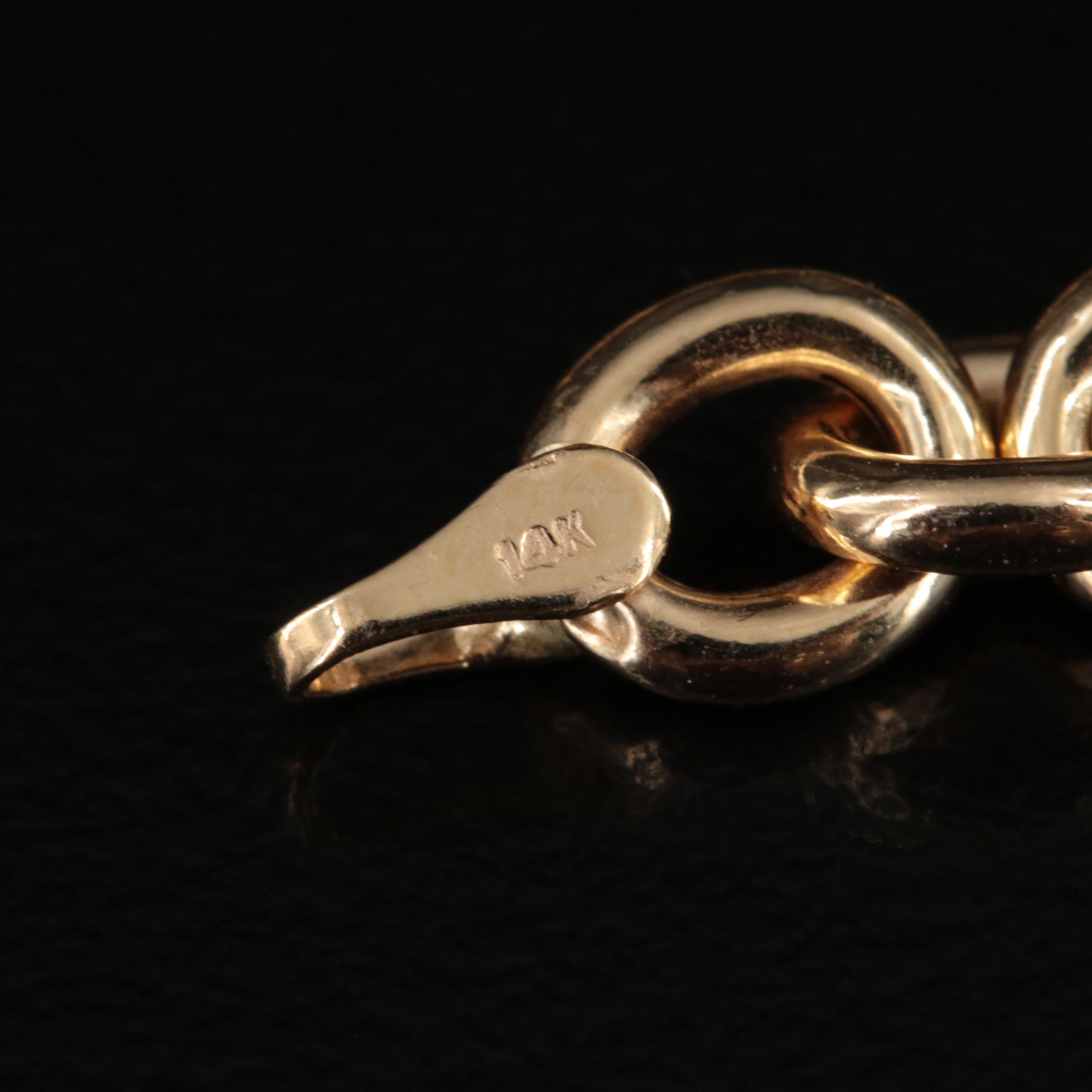 14K Cable Chain Bracelet