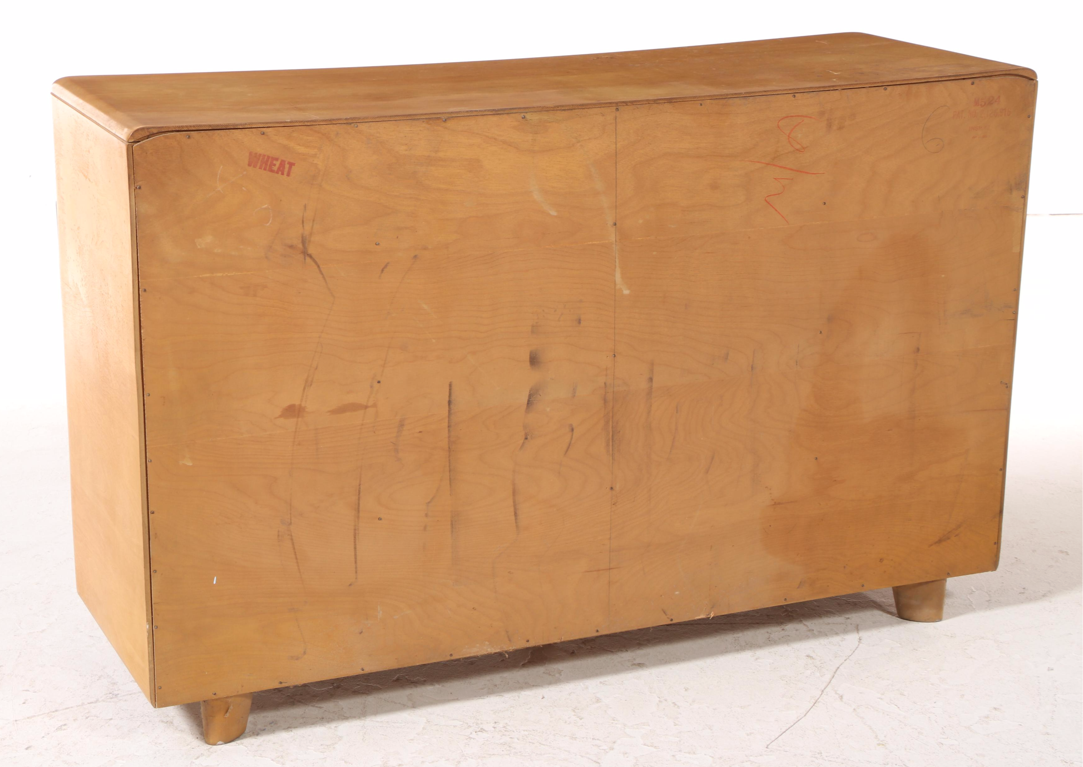 Heywood-Wakefield Mid Century Modern Eight-Drawer Chest in Wheat Finish