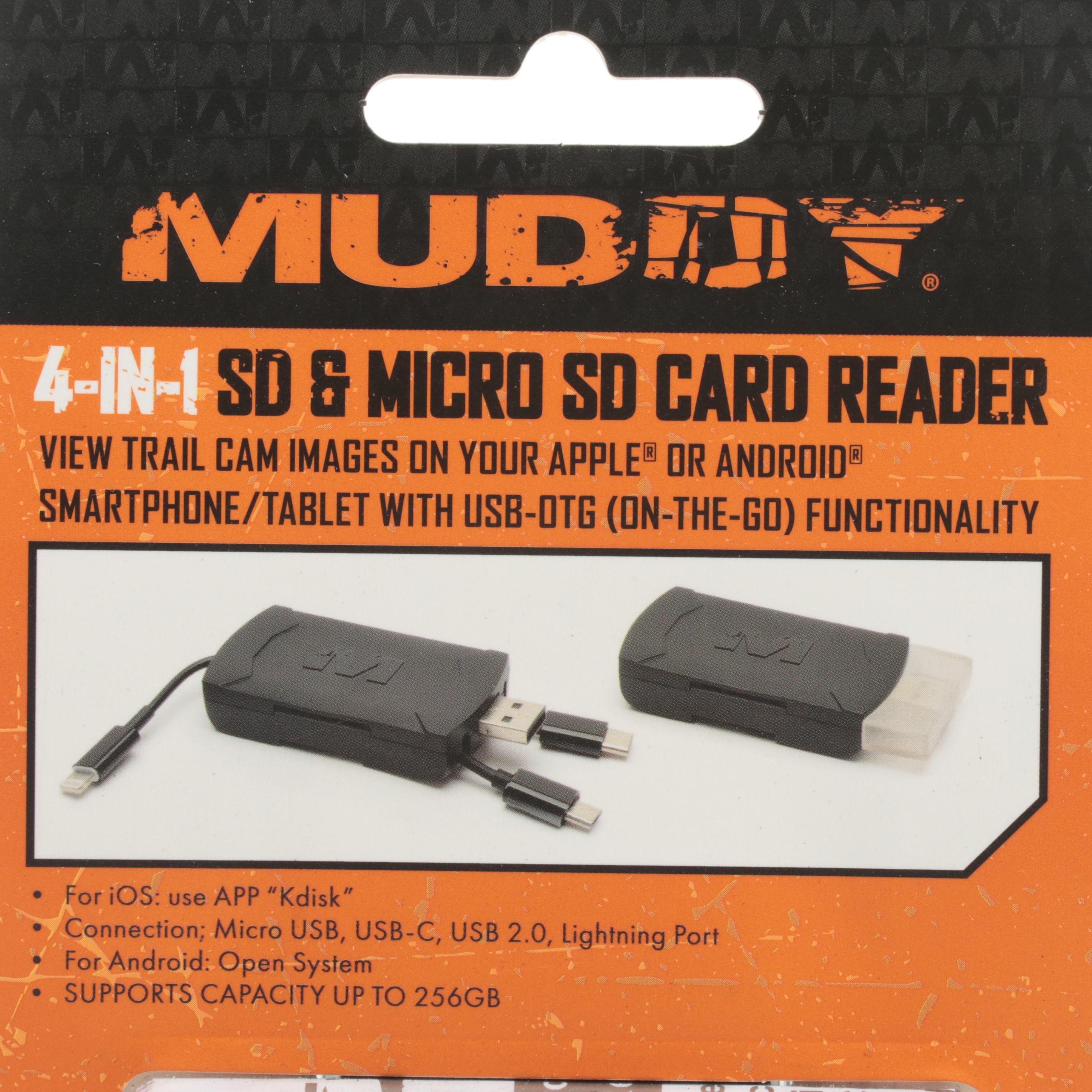 Stealth Cam BT16 Infrared Trail Cameras with Muddy SD/Micro SD Card Reader