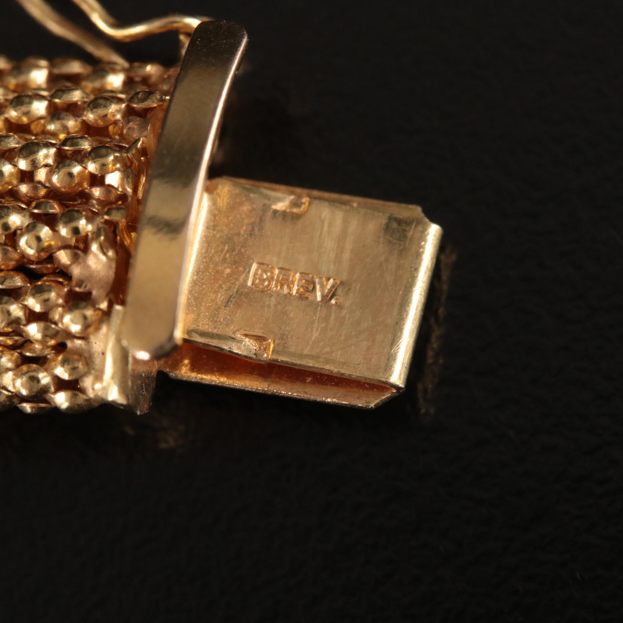 Italian 14K Popcorn Collar