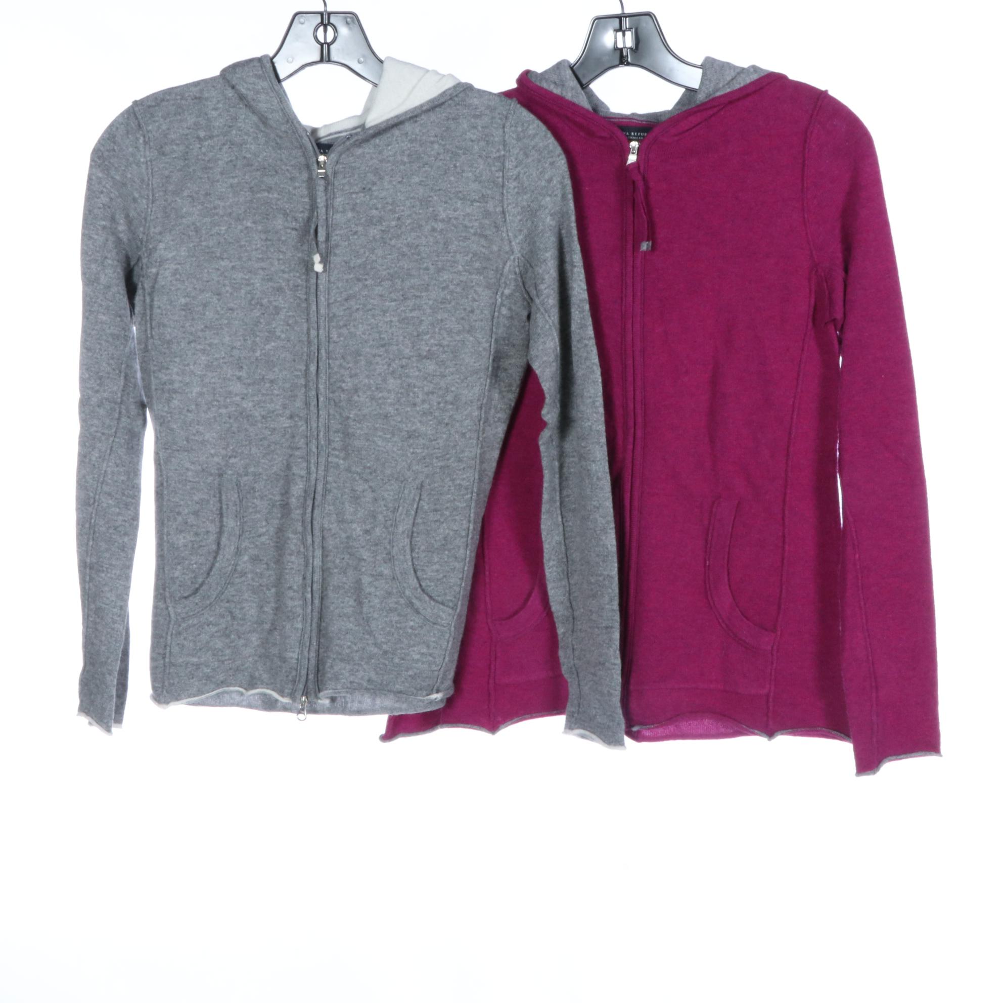 Banana Republic Wool Blend Hoodies and Silk Blend Cardigans with BCBG Tops
