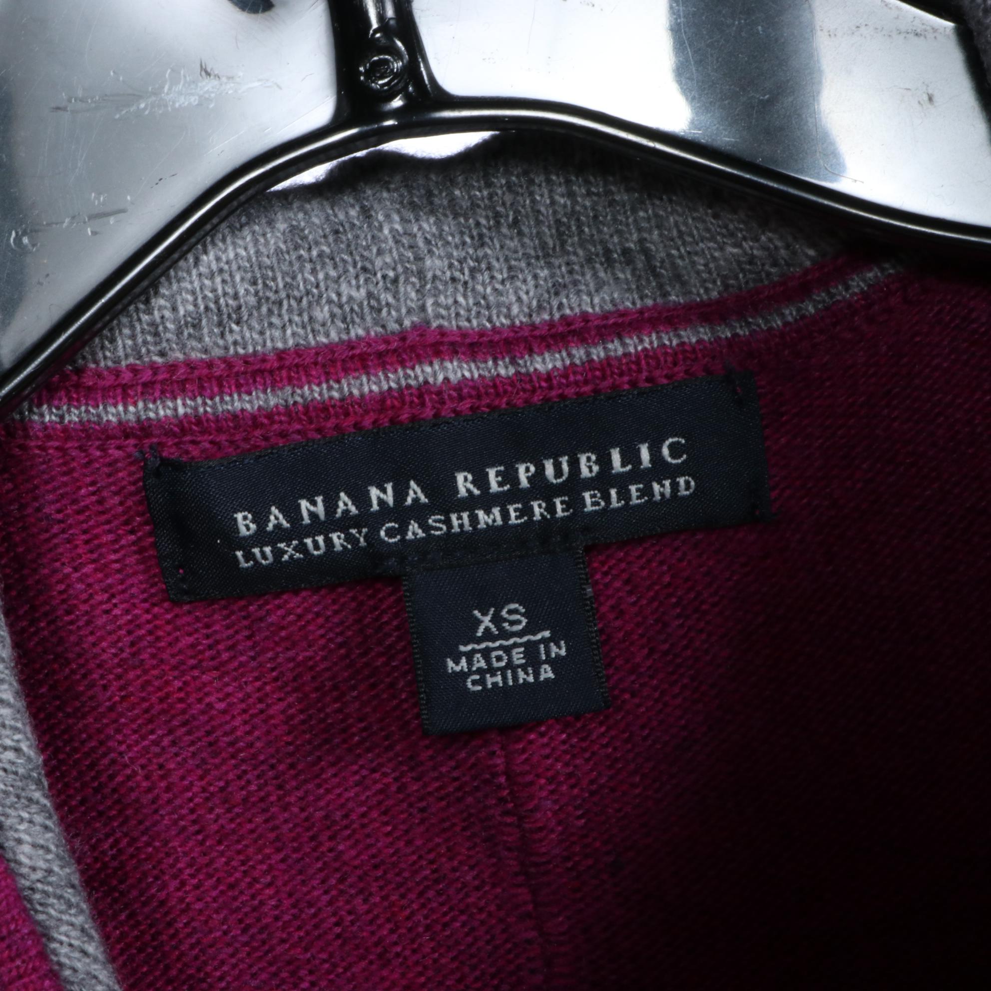 Banana Republic Wool Blend Hoodies and Silk Blend Cardigans with BCBG Tops