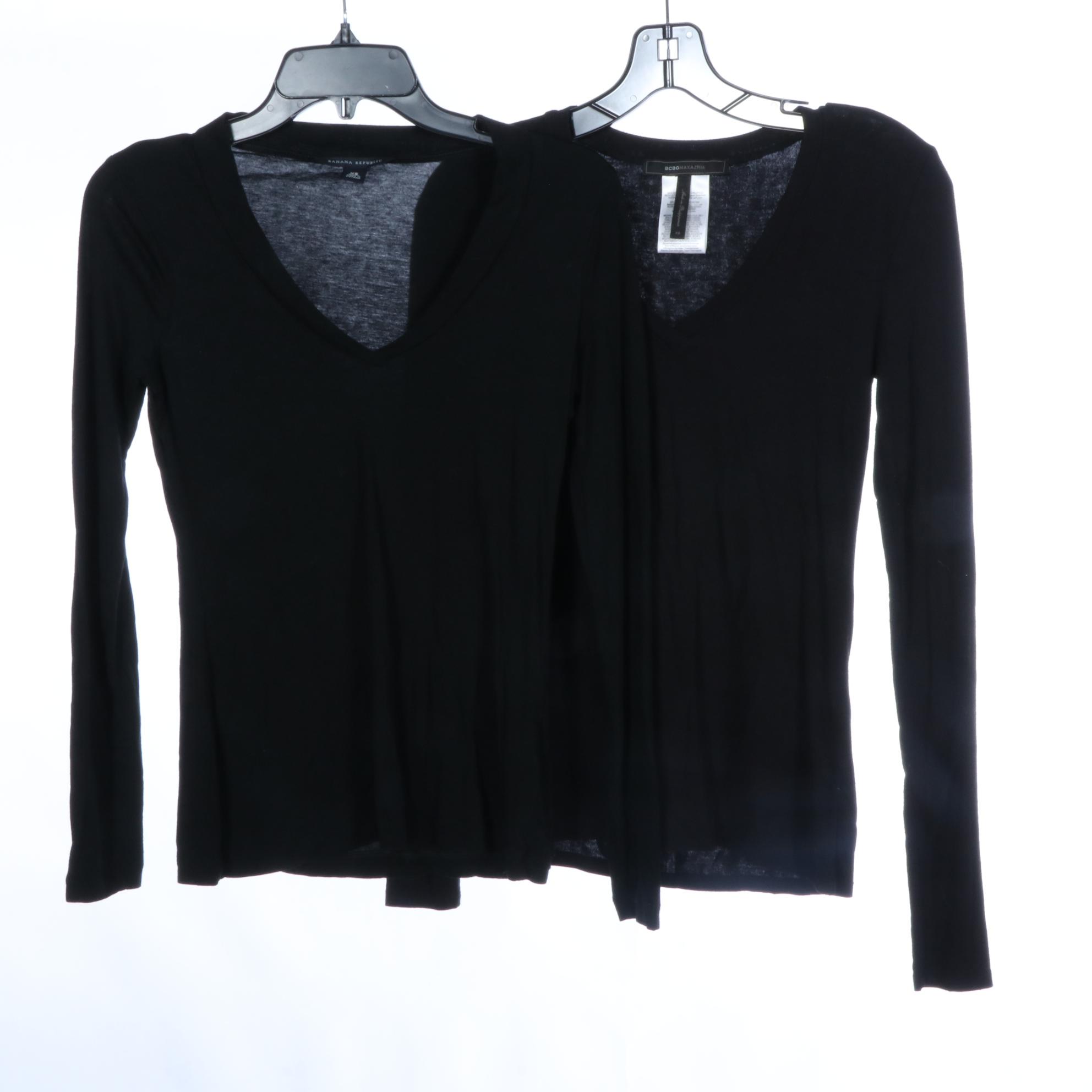 Banana Republic Wool Blend Hoodies and Silk Blend Cardigans with BCBG Tops