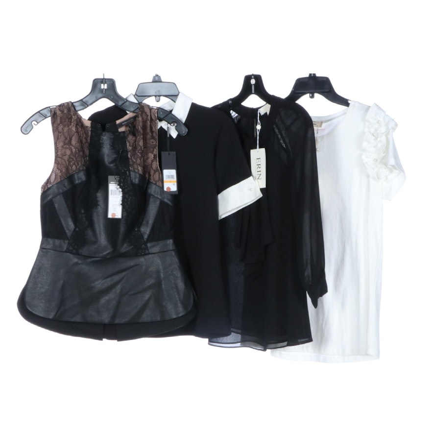 Karl Lagerfeld, Entro, BCBG and Erin Fetherston Tops, New with Tags