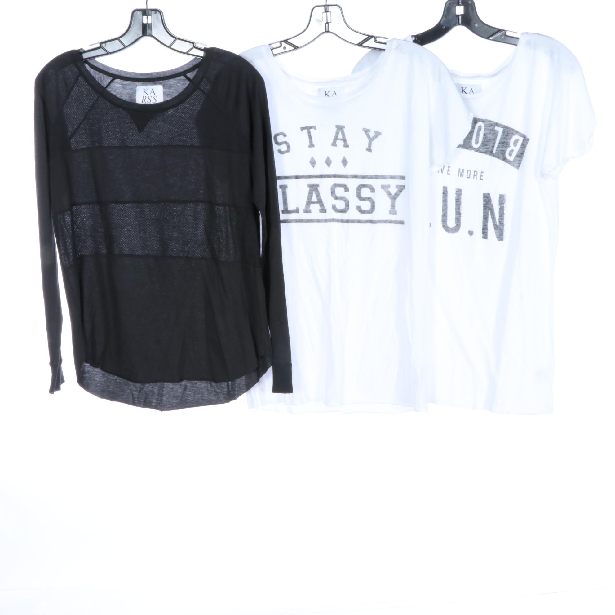 Zoe Karssen Graphic and Solid Top and T-Shirts
