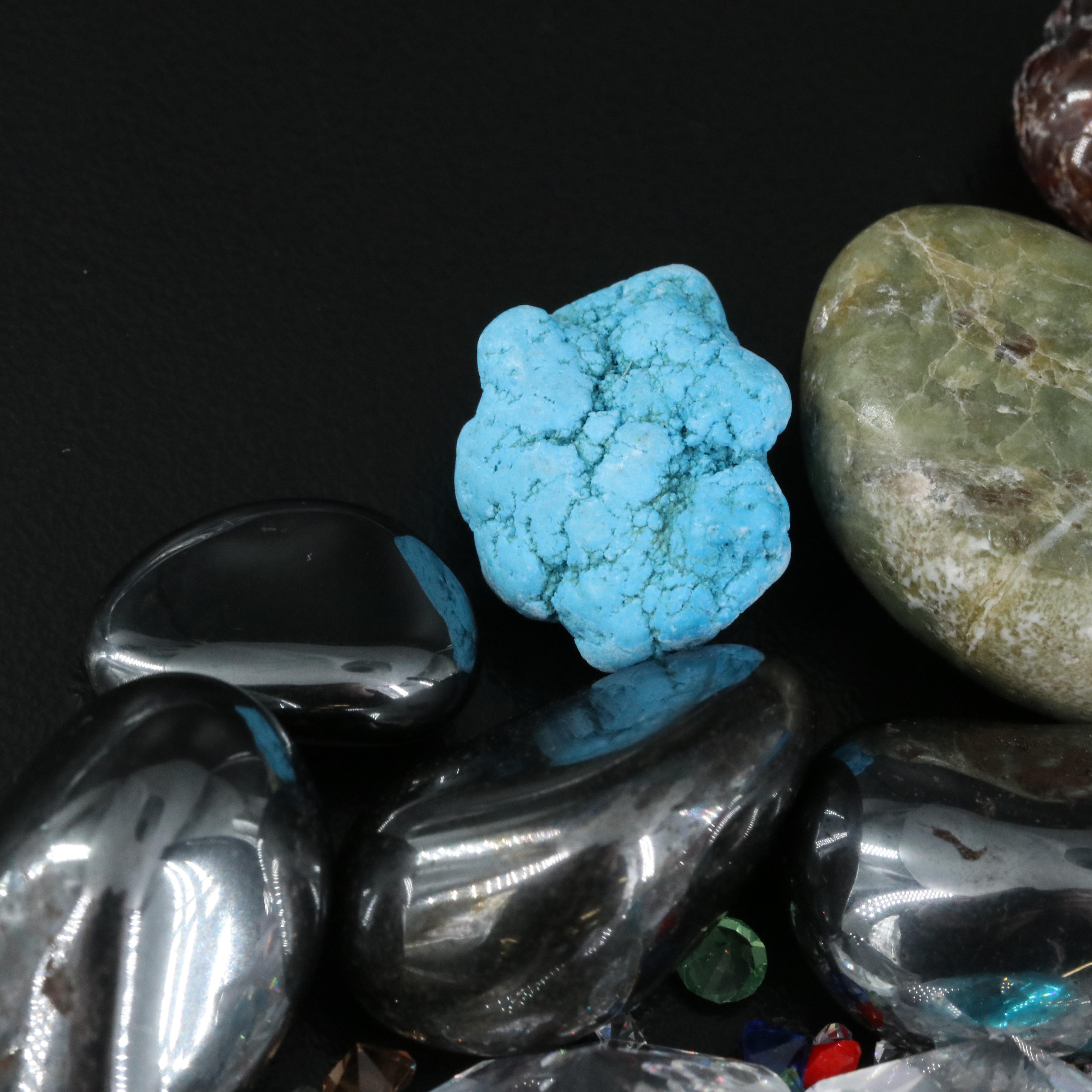 Loose Hematite, Bloodstone, Cubic Zirconia and Additional Gemstones