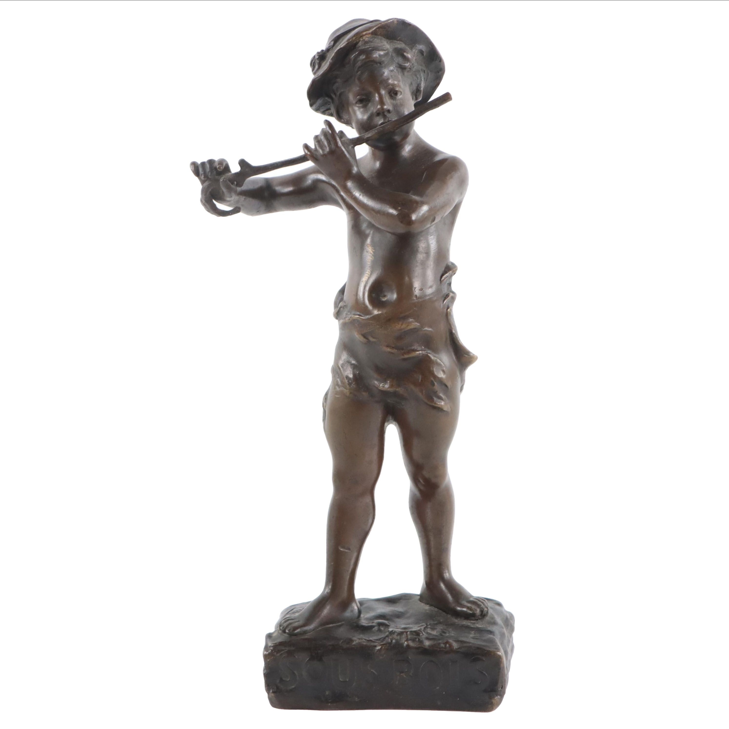 Bronze Sculpture After Marcel Debut "Sous Bois"