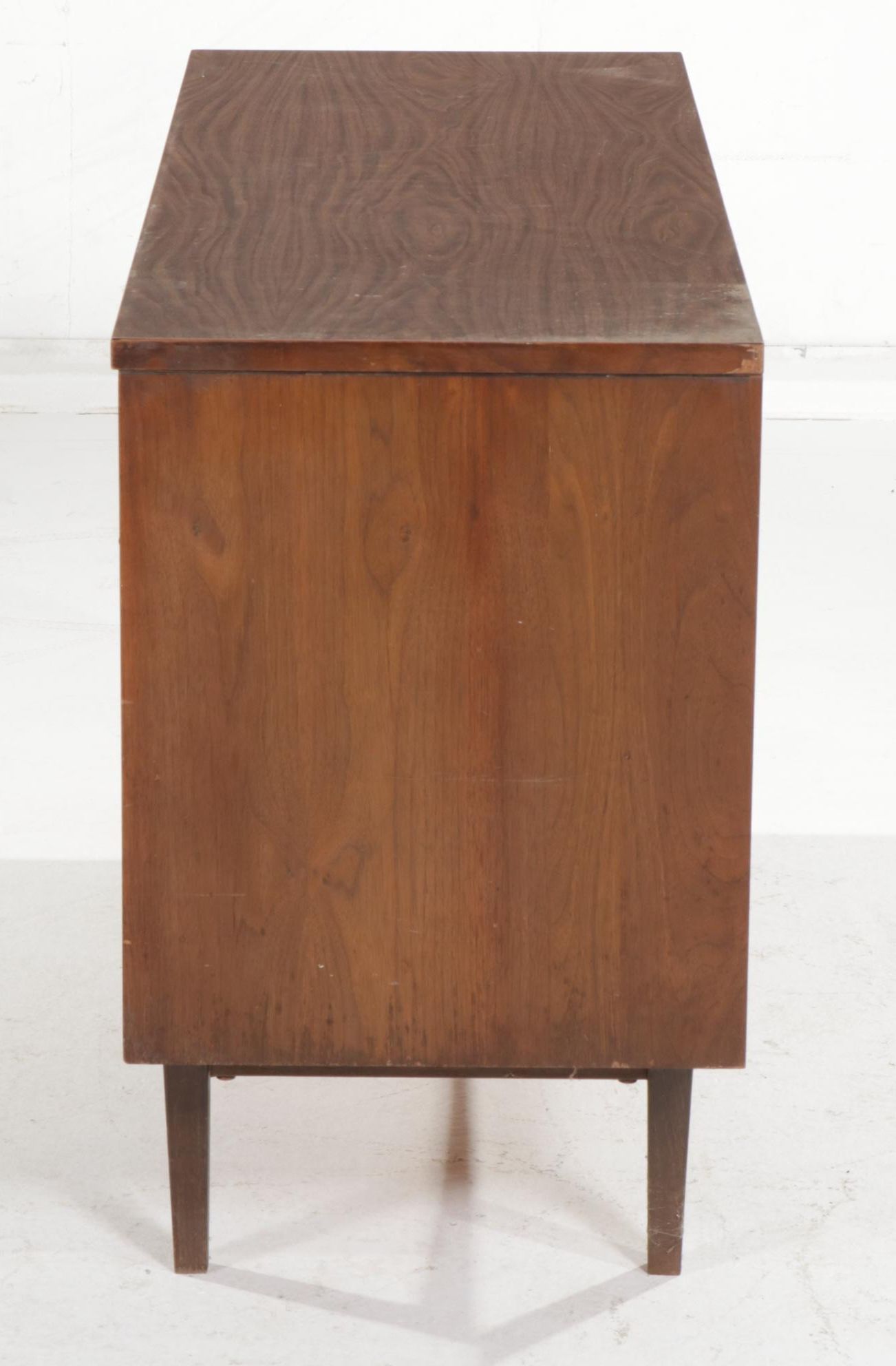 Stanley Furniture Mid Century Modern Walnut and Laminate Top Sideboard