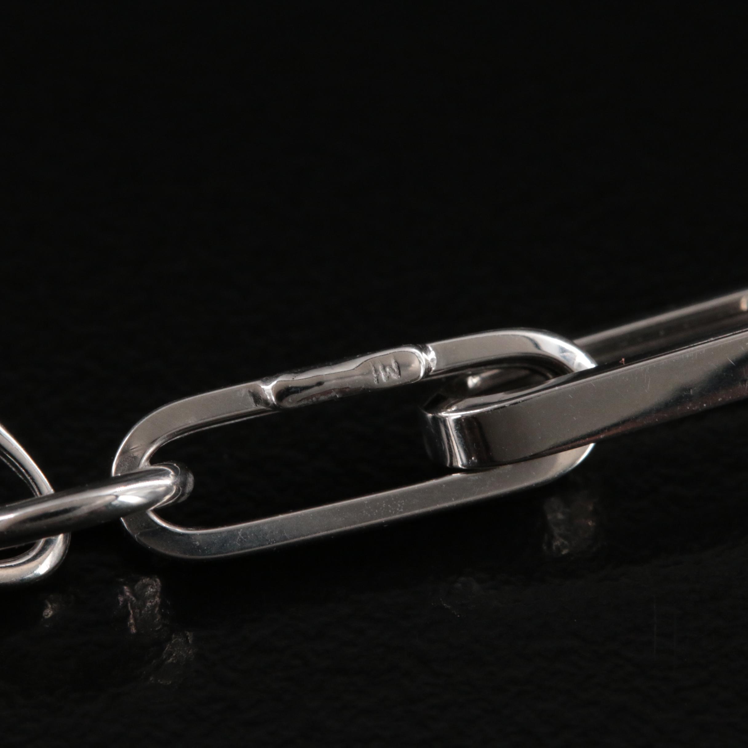 14K Paper Clip Chain Necklace