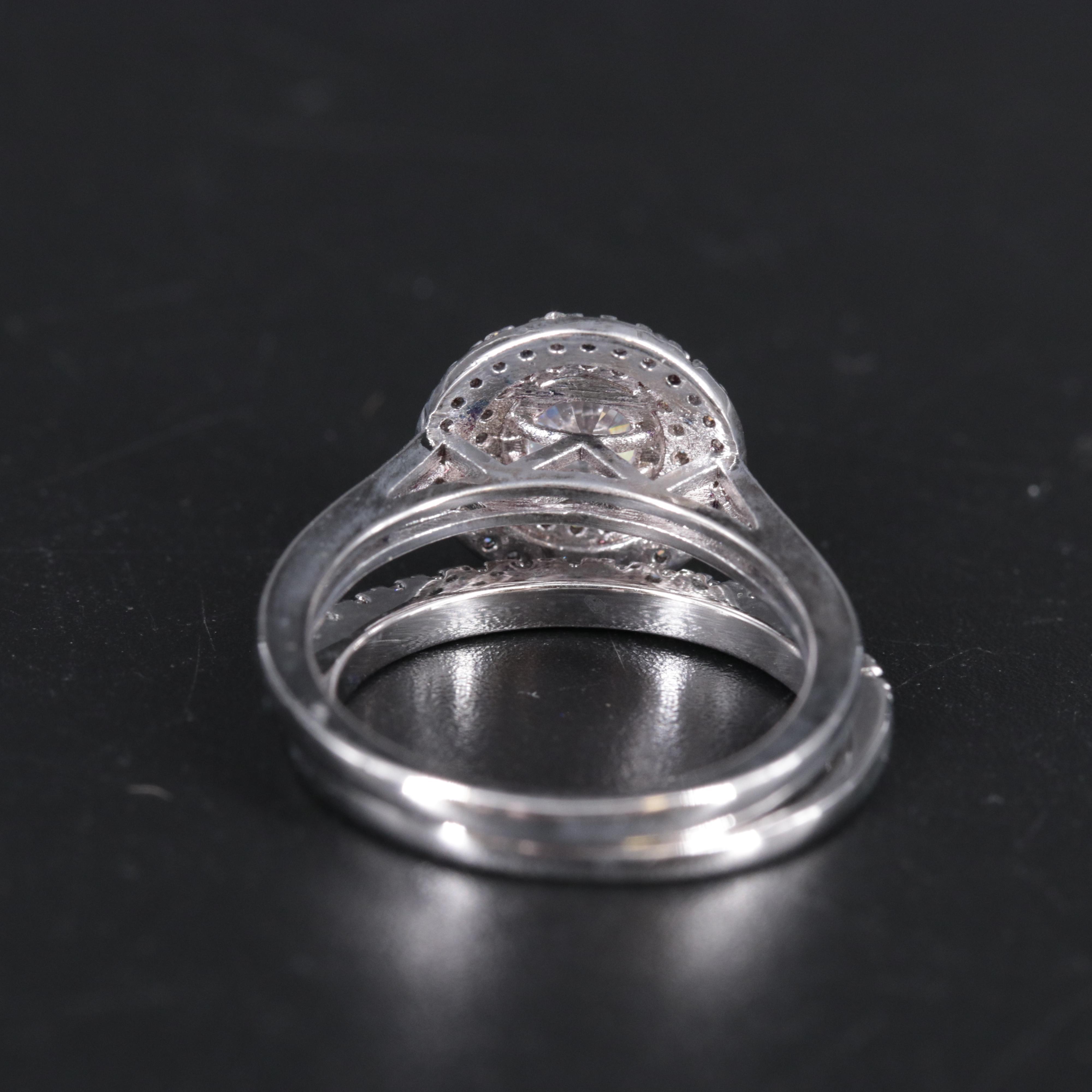 Set of Cubic Zirconia Rings