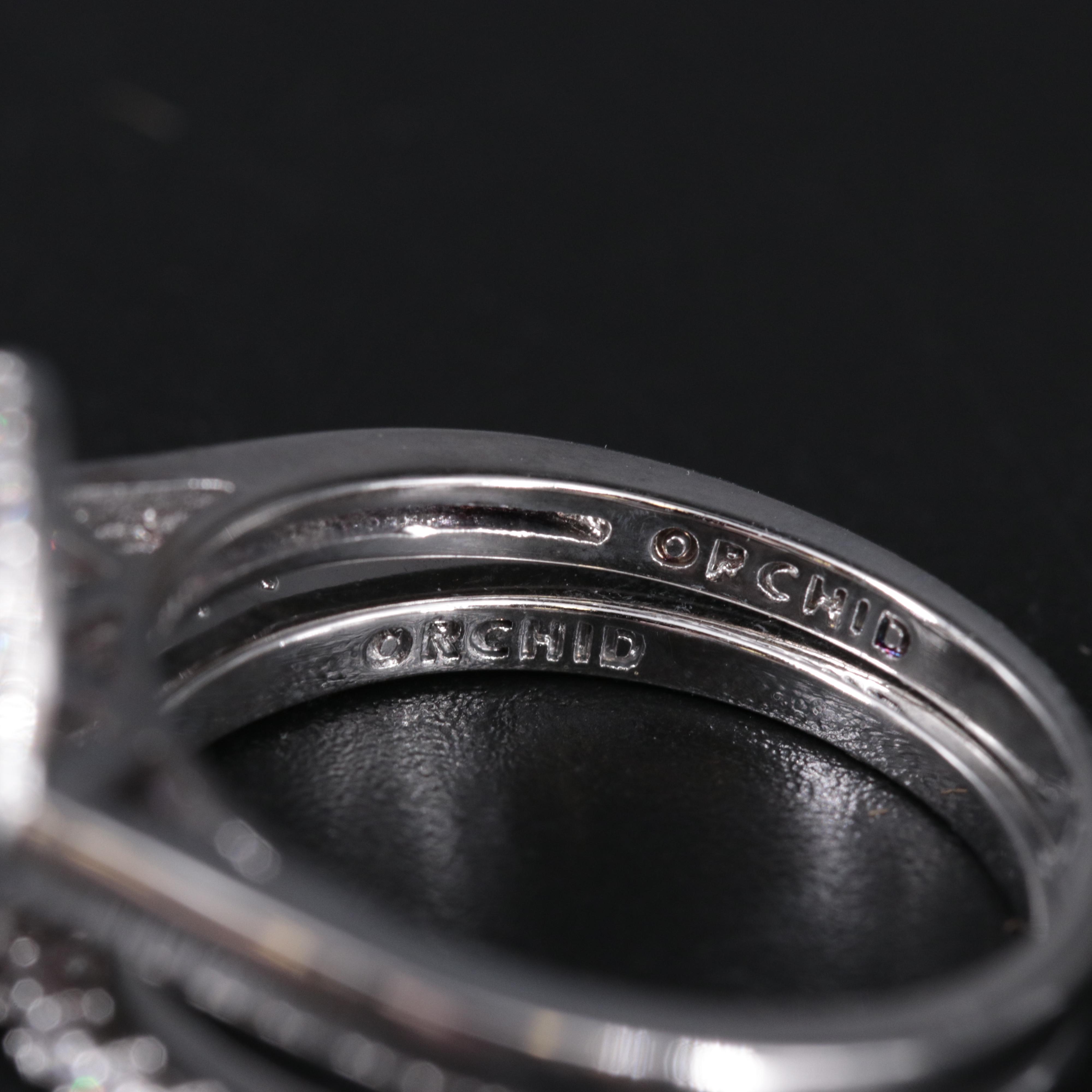 Set of Cubic Zirconia Rings