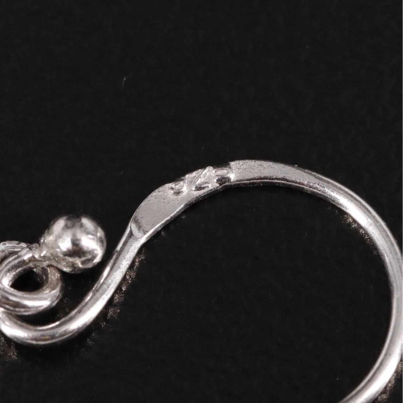 Sterling Prasiolite Dangle Earrings