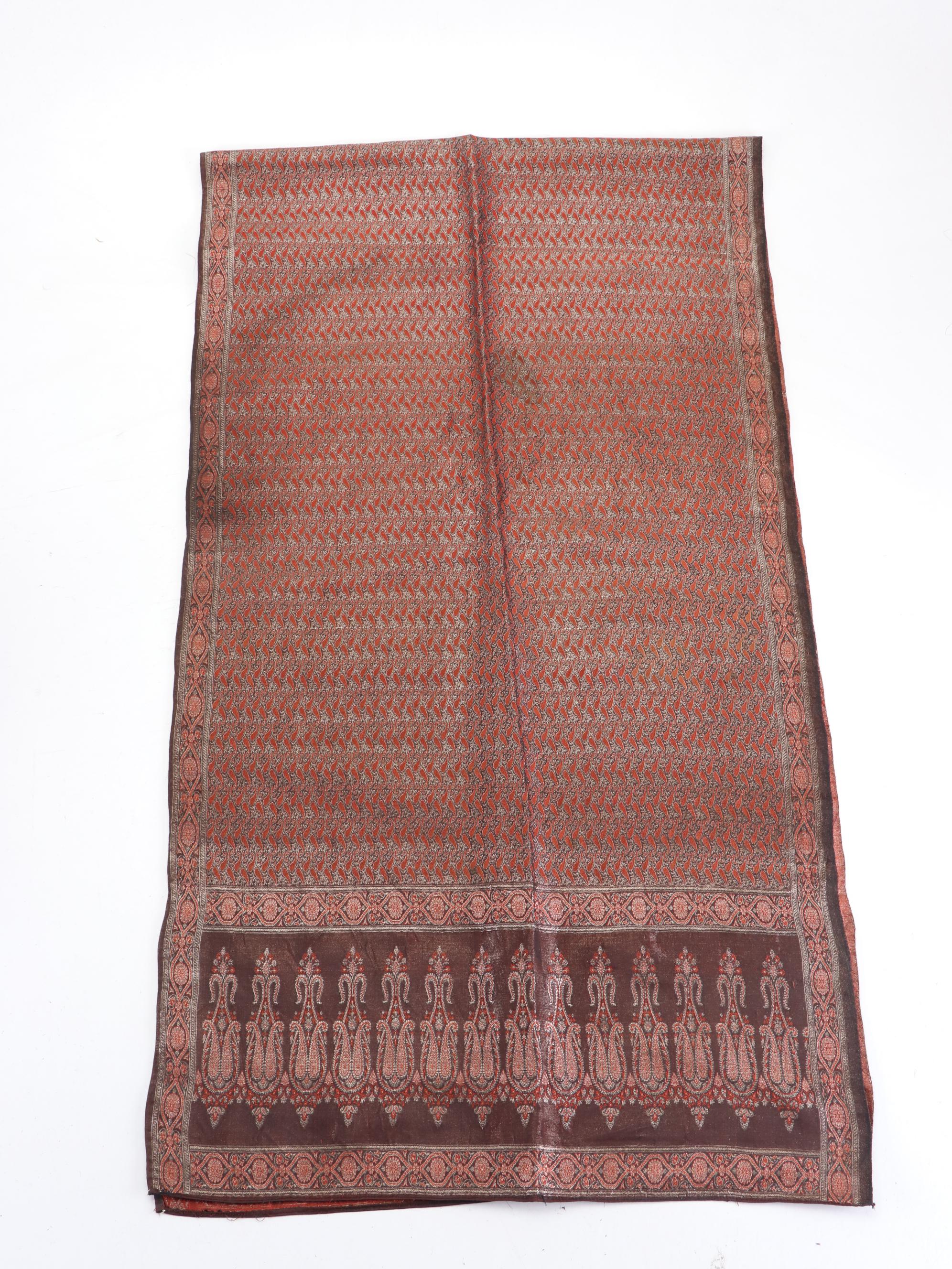 Abraham & Thakore Embellished Shawl and Metallic Jacquard Shawl