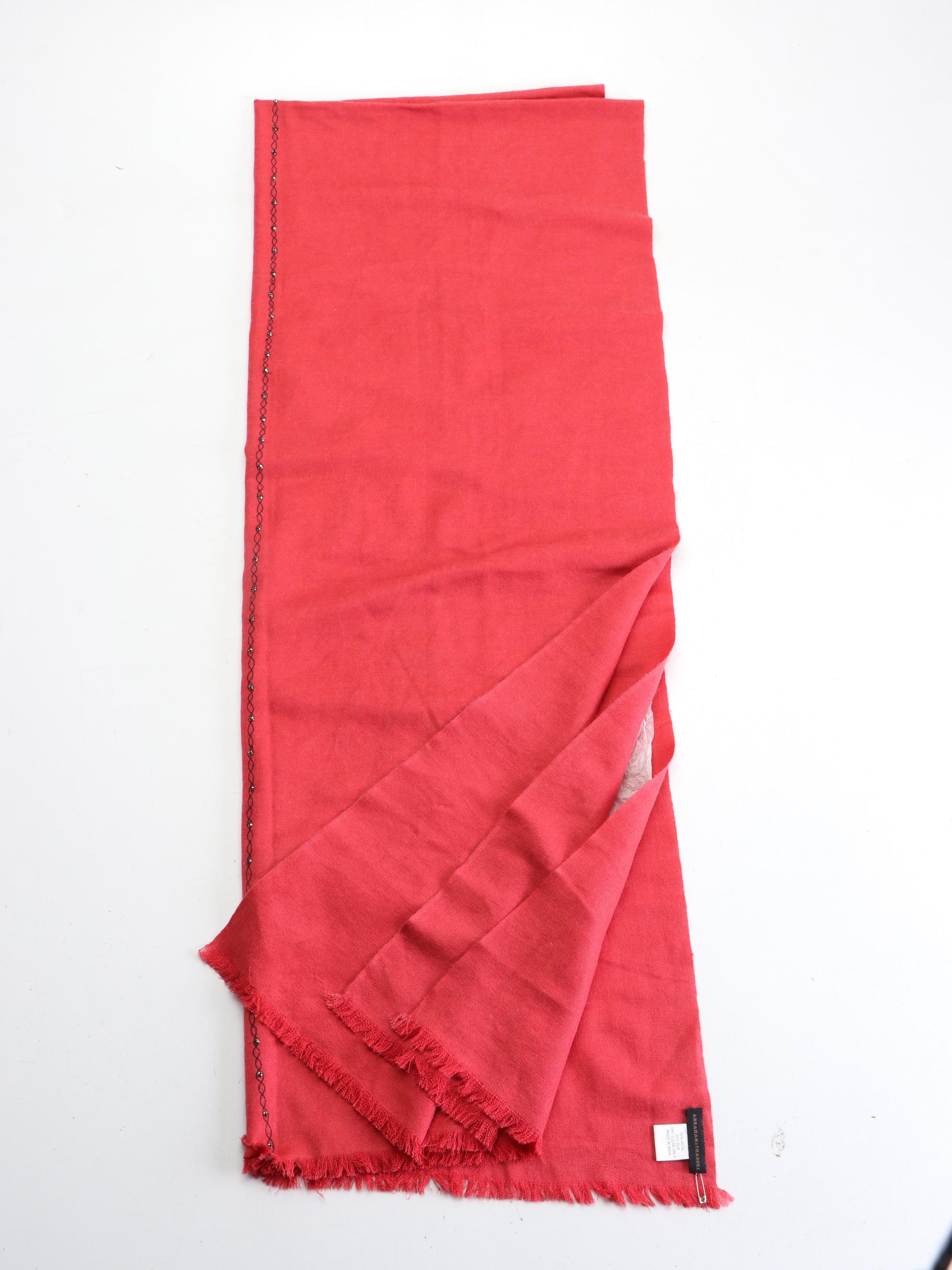 Abraham & Thakore Embellished Shawl and Metallic Jacquard Shawl