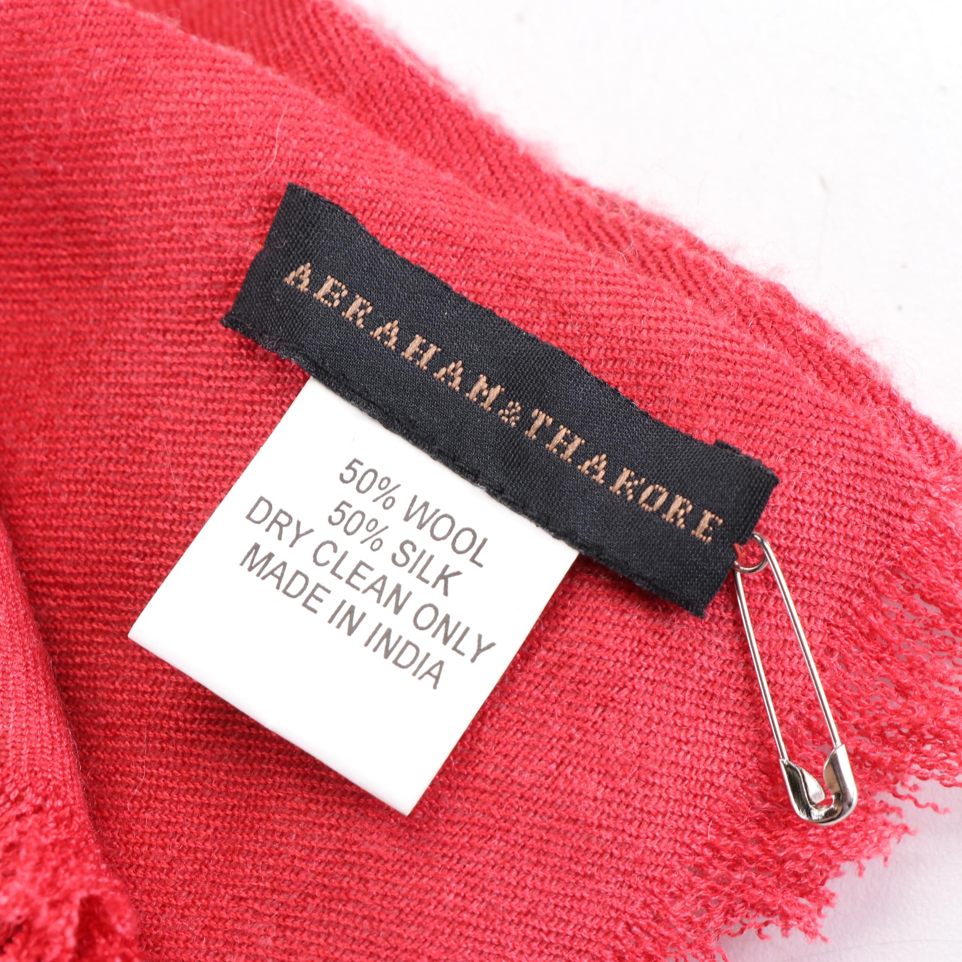 Abraham & Thakore Embellished Shawl and Metallic Jacquard Shawl