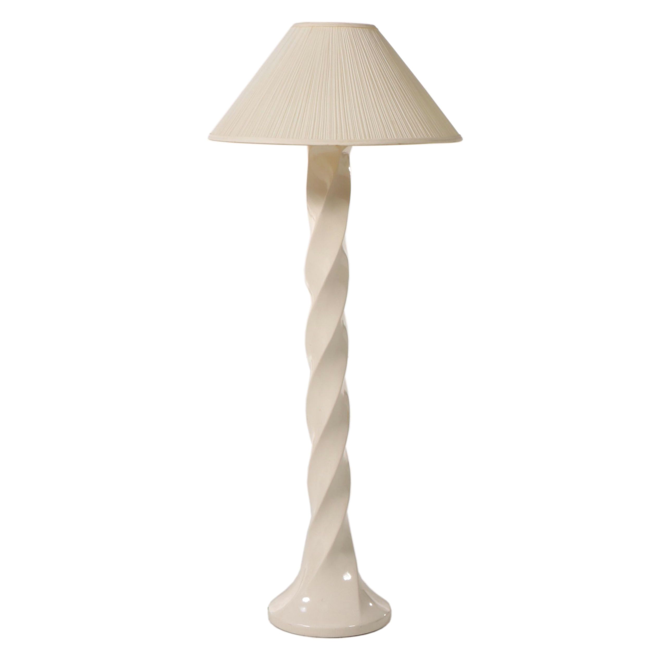 Post Modernist Glazed Ceramic Floor Lamp, Late 20th Century