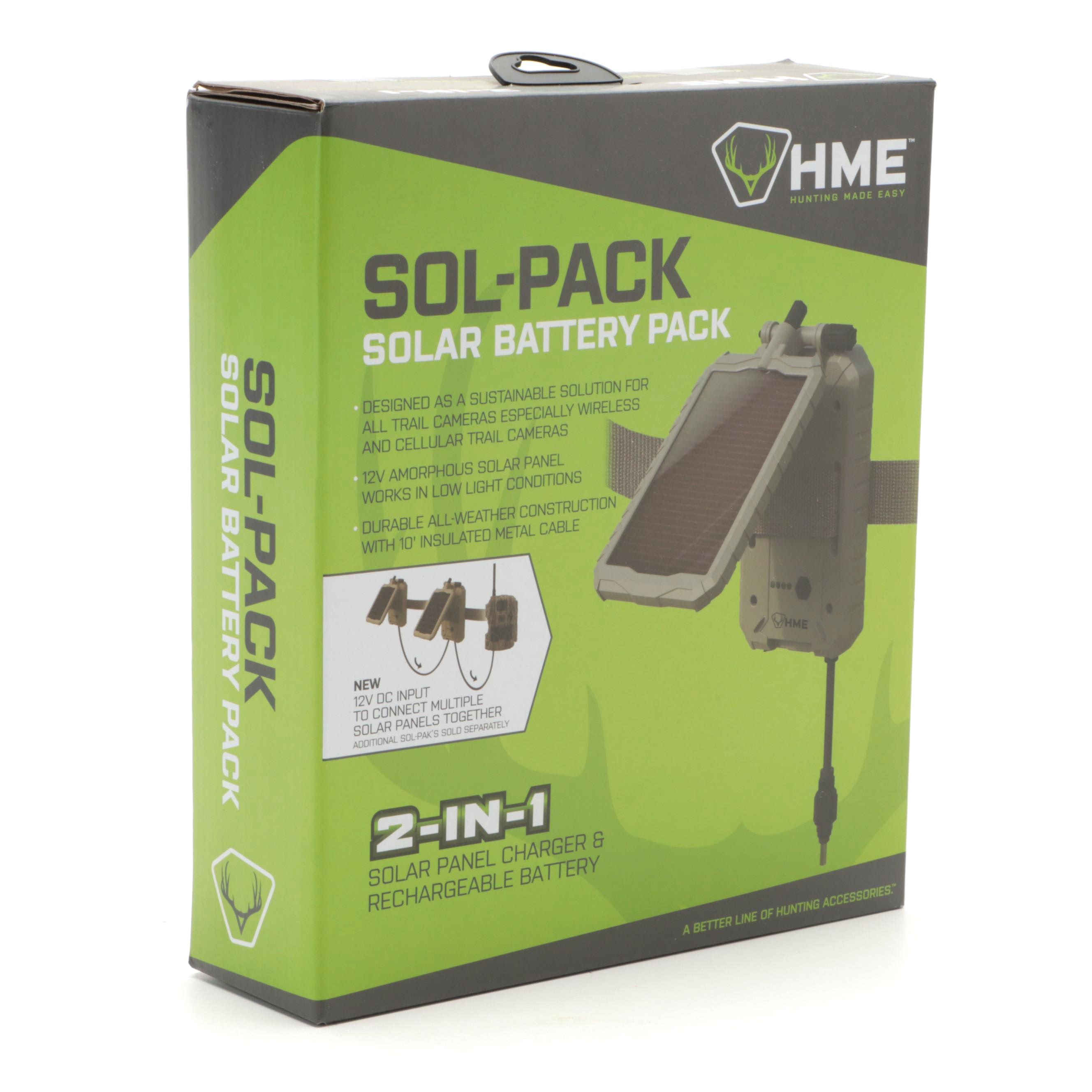 HME Sol-Pack Trail Camera Solar Battery Pack