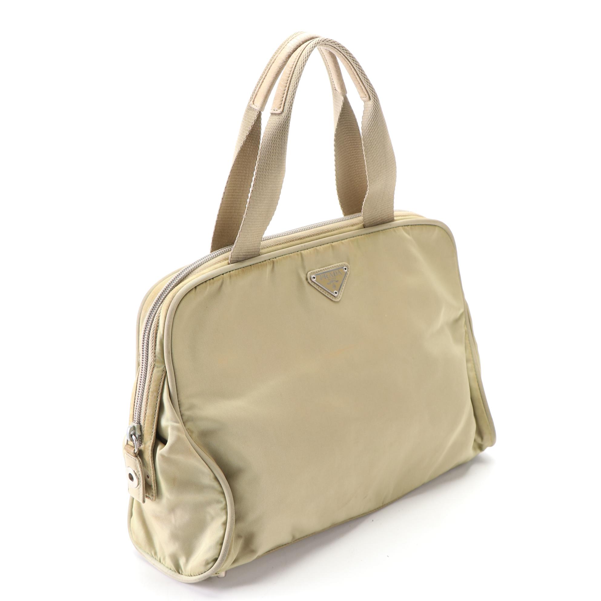 Prada Handbag in Tessuto Nylon and Leather