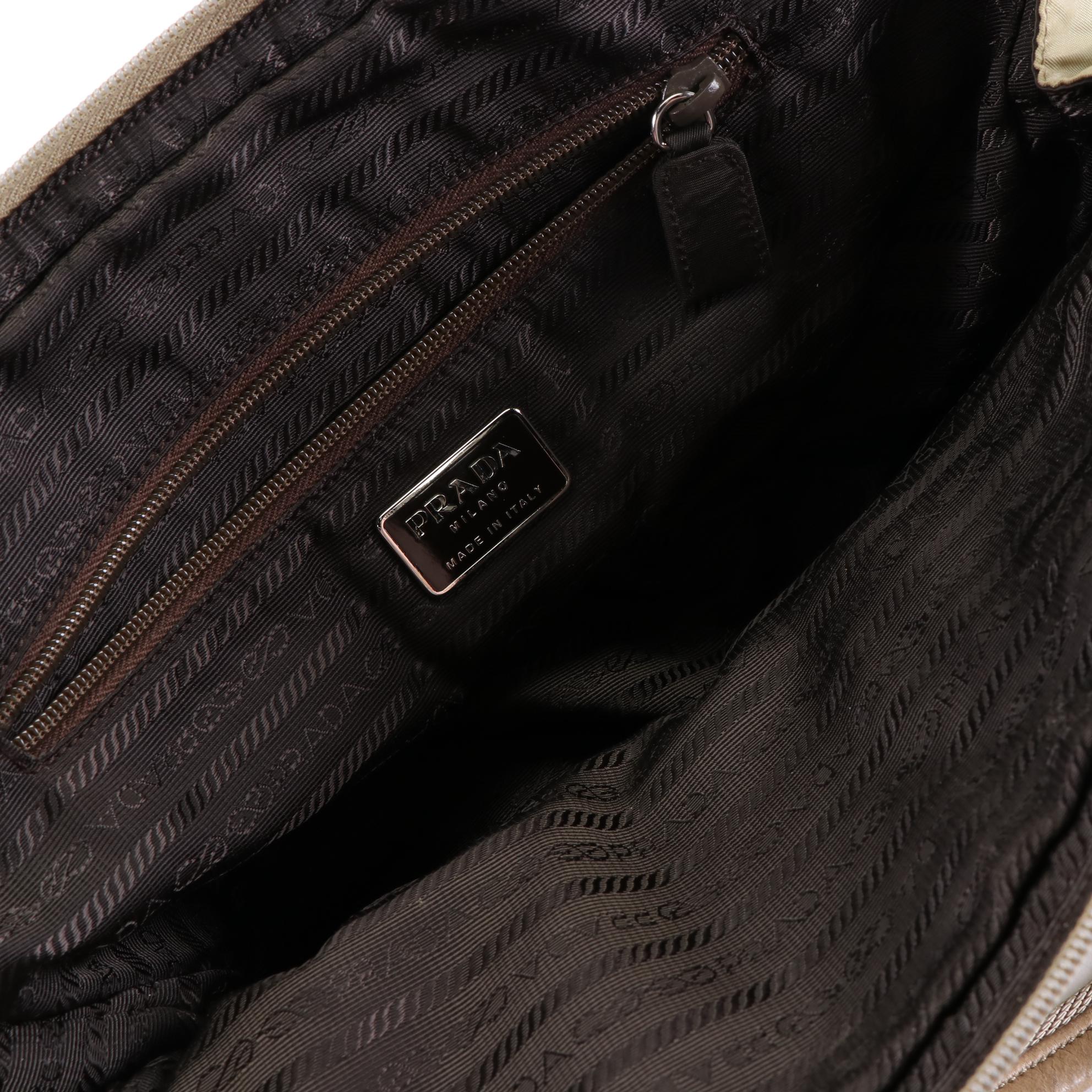 Prada Handbag in Tessuto Nylon and Leather