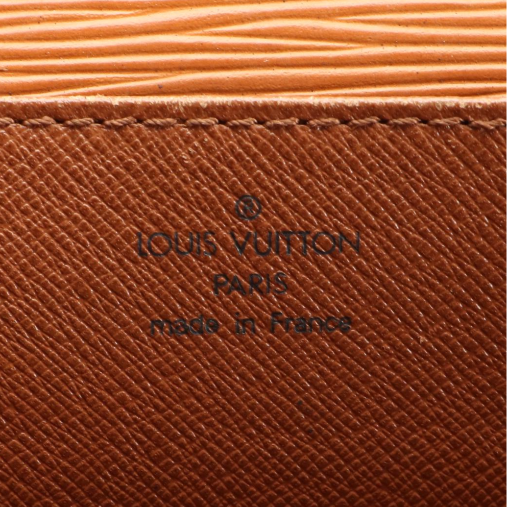 Louis Vuitton Ambassador Two Compartment Briefcase in Cipango Gold Epi Leather