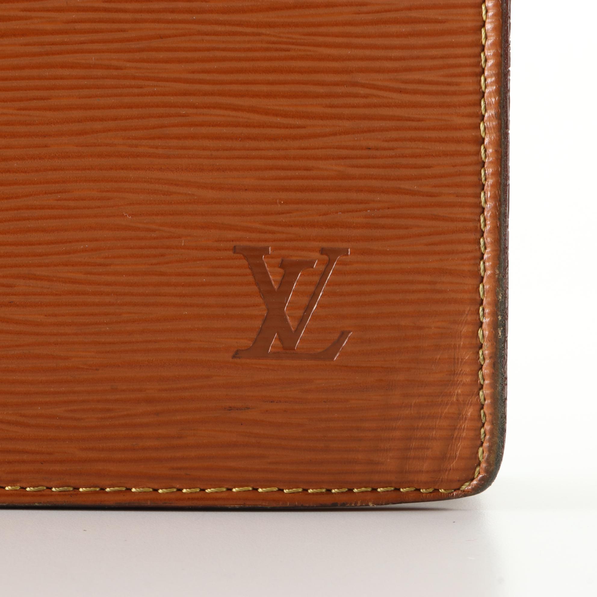Louis Vuitton Ambassador Two Compartment Briefcase in Cipango Gold Epi Leather