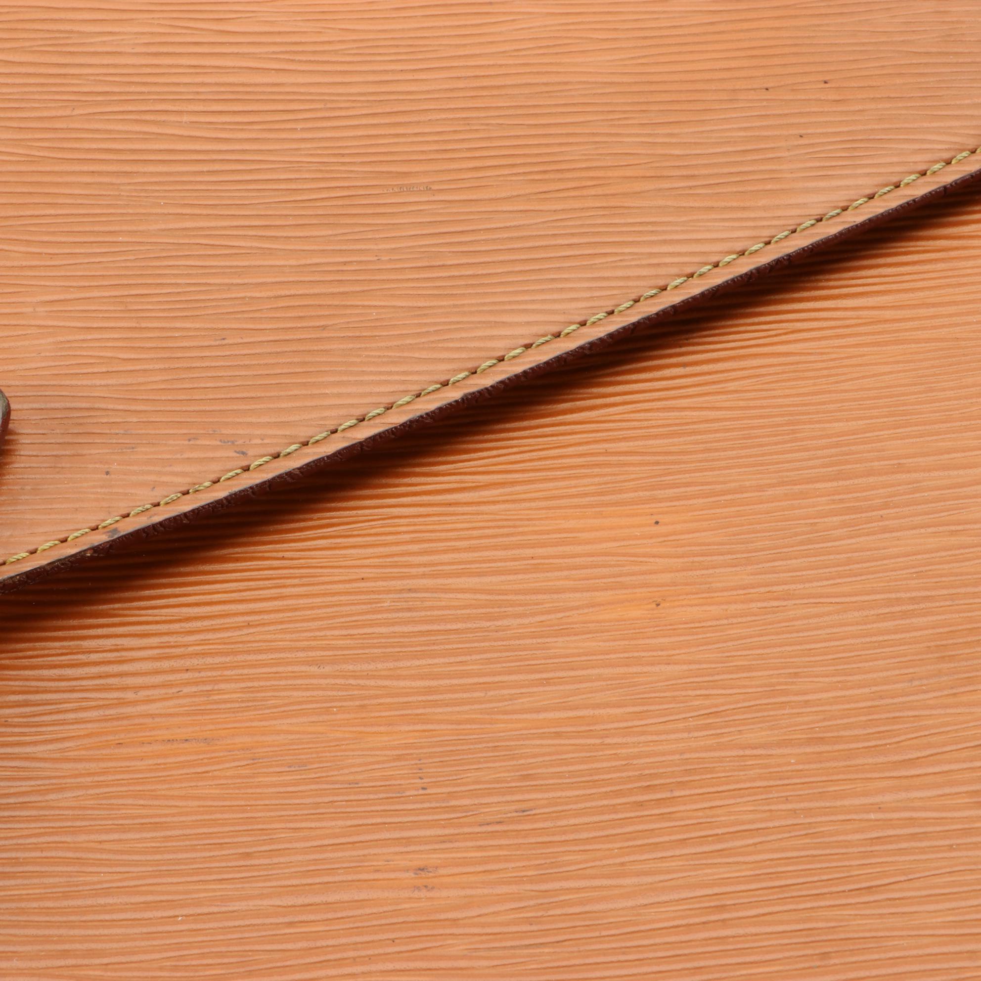 Louis Vuitton Ambassador Two Compartment Briefcase in Cipango Gold Epi Leather