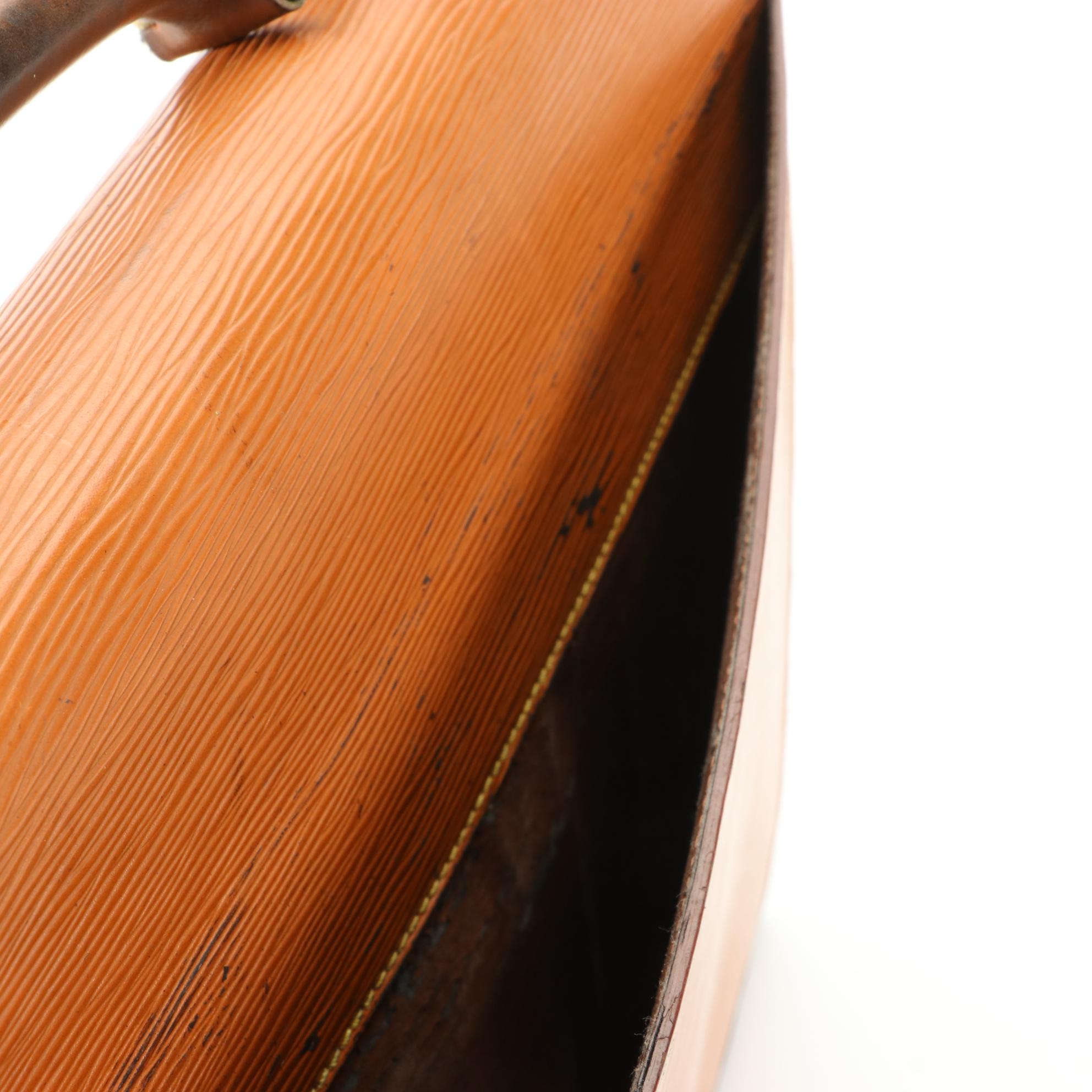 Louis Vuitton Ambassador Two Compartment Briefcase in Cipango Gold Epi Leather