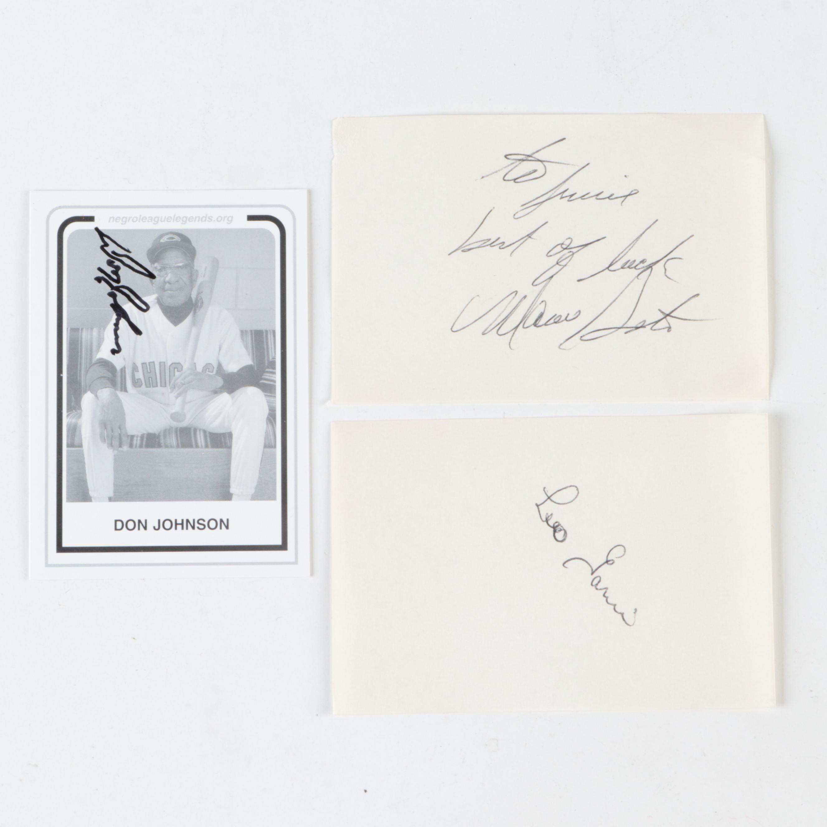 Cincinnati Reds Signed Cutouts, Baseball Cards and More with Larkin, Others