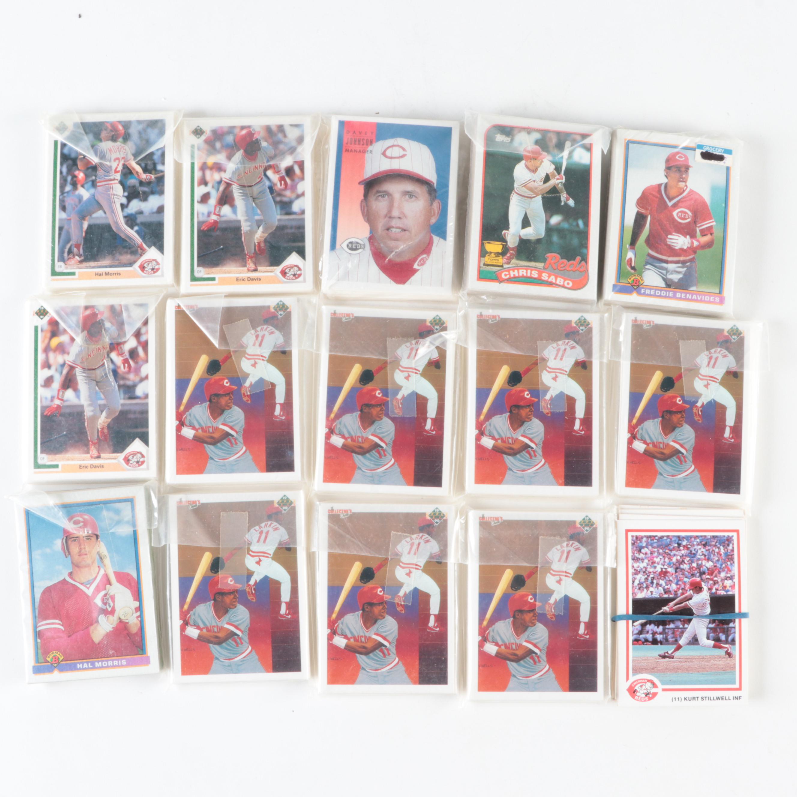 Cincinnati Reds Signed Cutouts, Baseball Cards and More with Larkin, Others