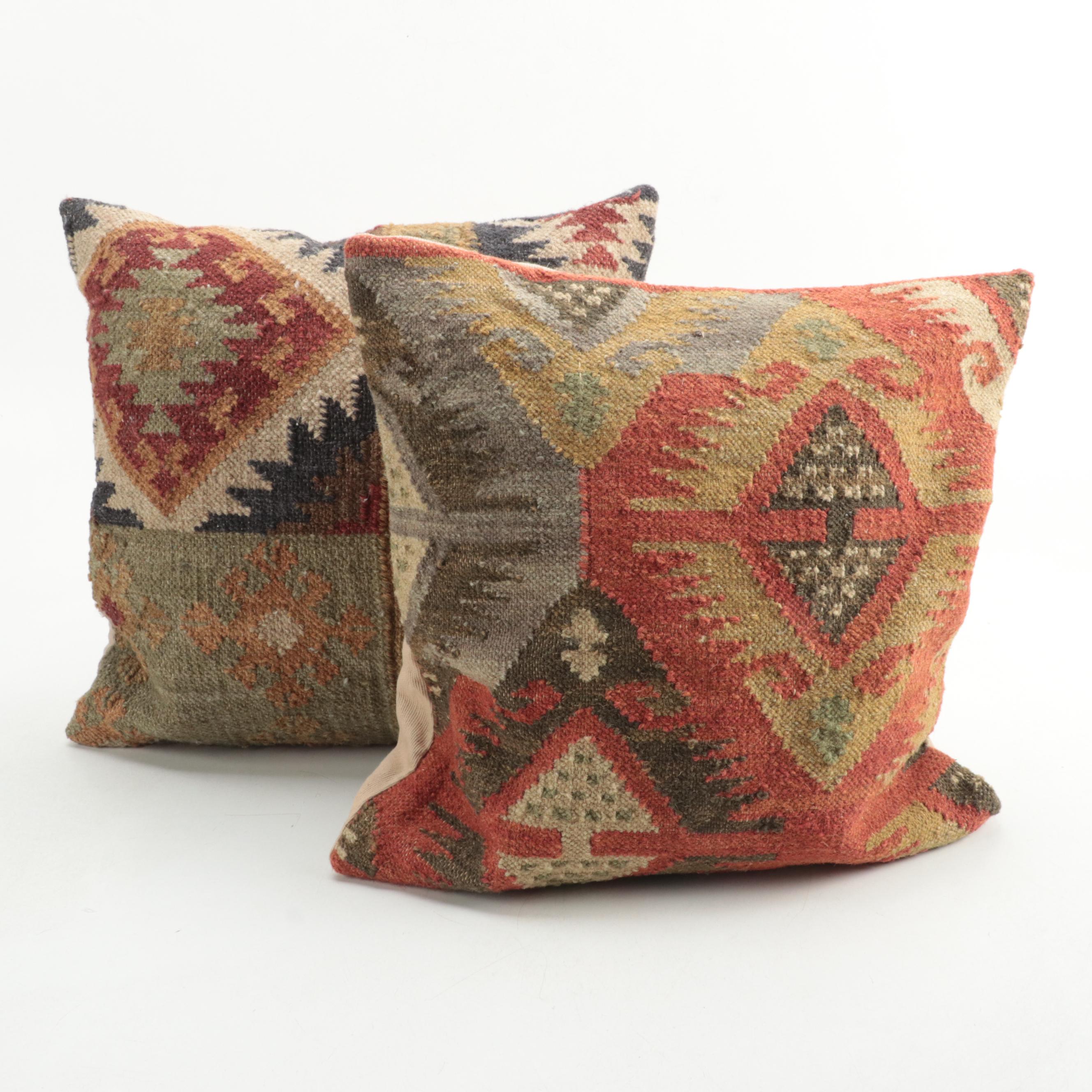 Grandin Road Kilim Throw Pillows and Pillow Covers