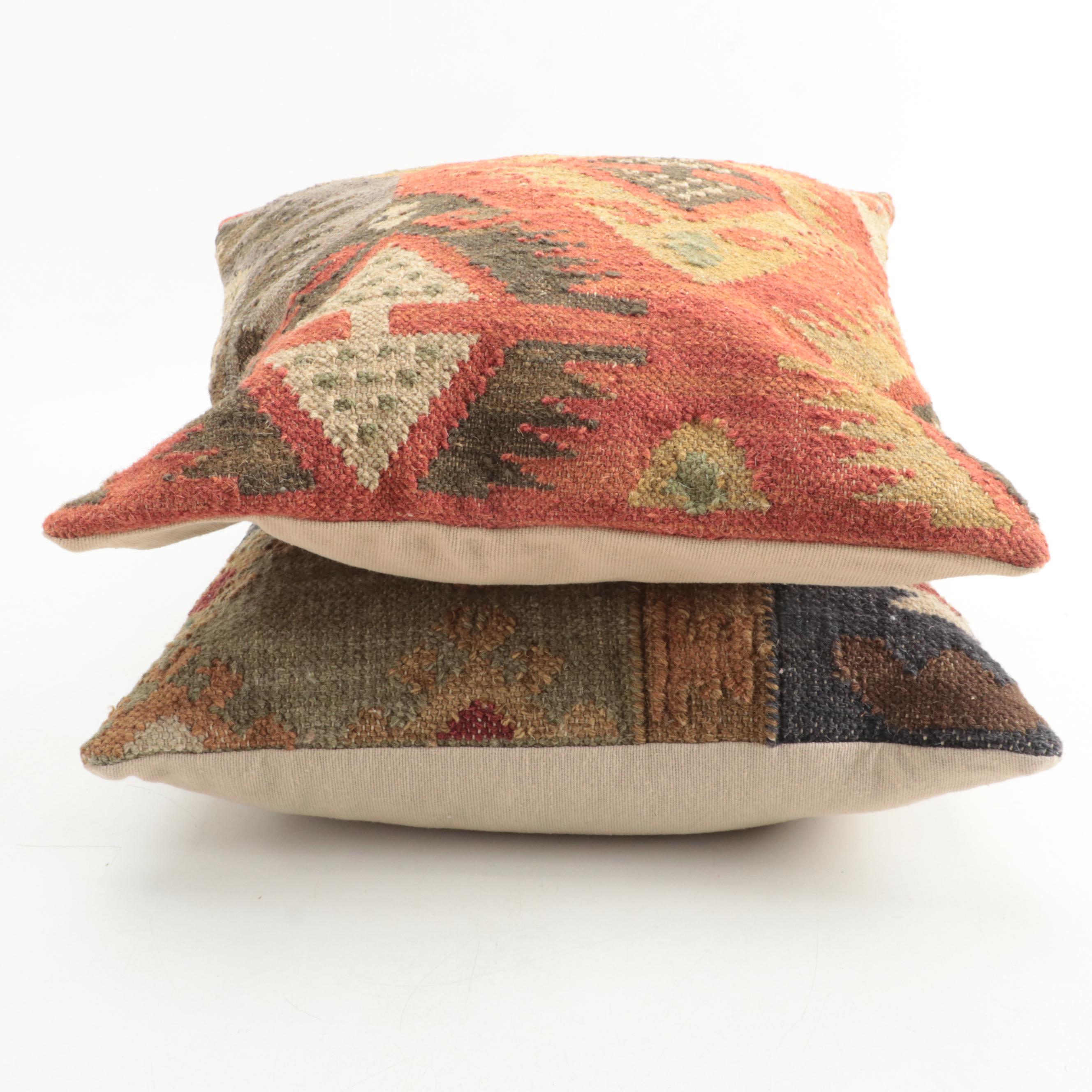 Grandin Road Kilim Throw Pillows and Pillow Covers