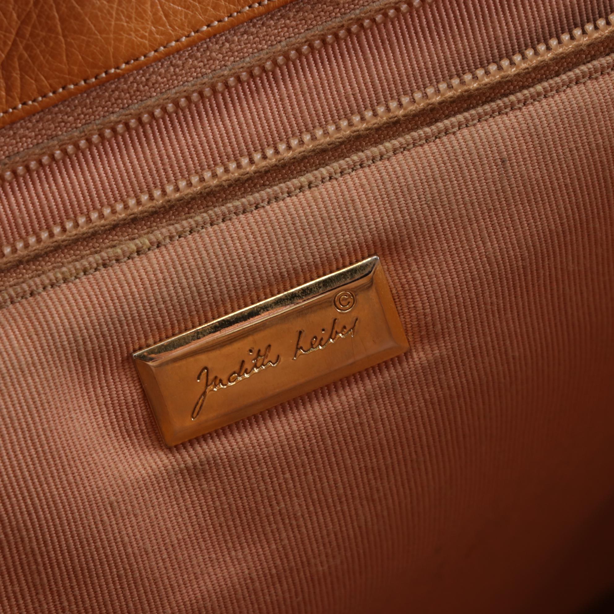 Judith Leiber Satchel in Ostrich Leather