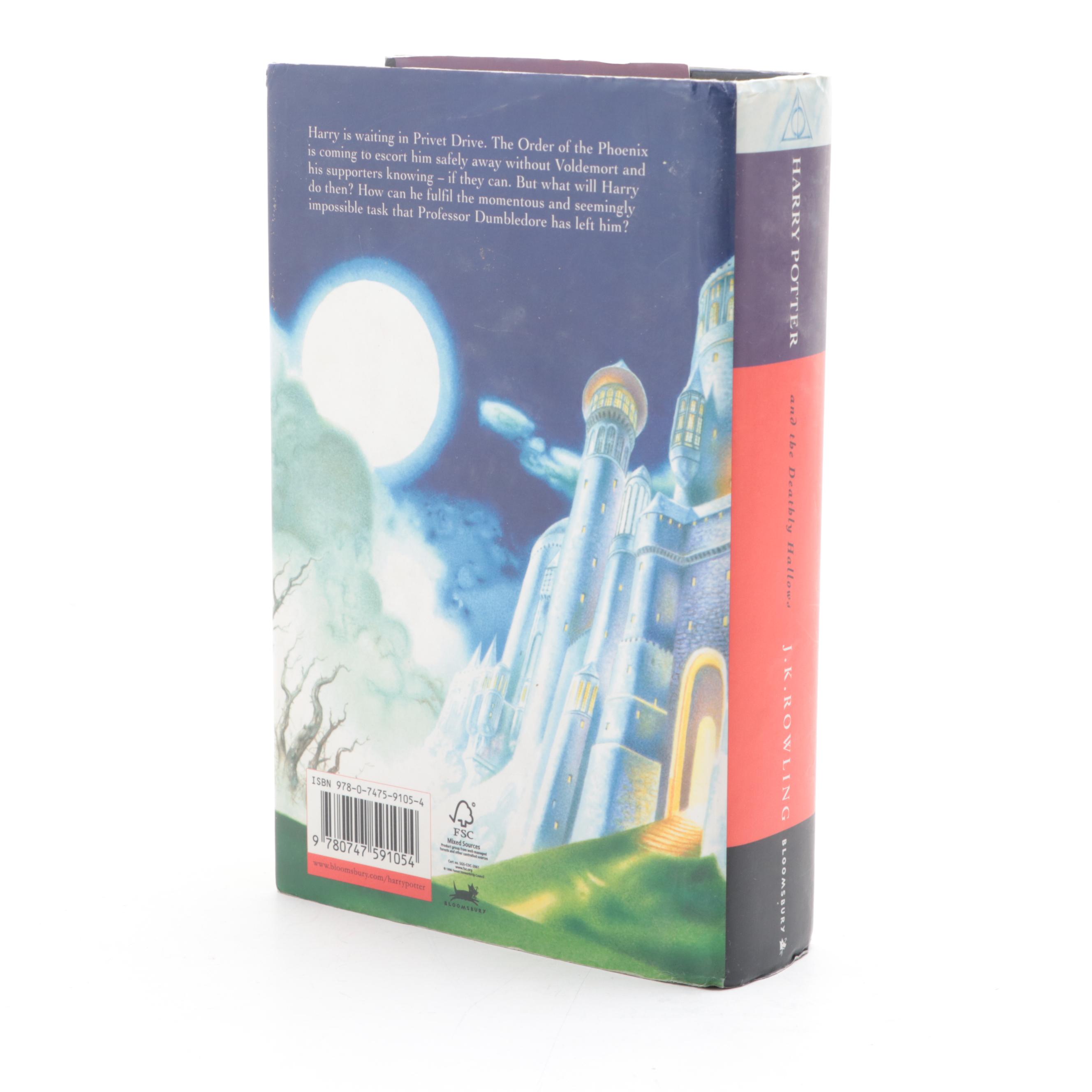 First UK Edition "Harry Potter and the Deathly Hallows" by J. K. Rowling, 2007