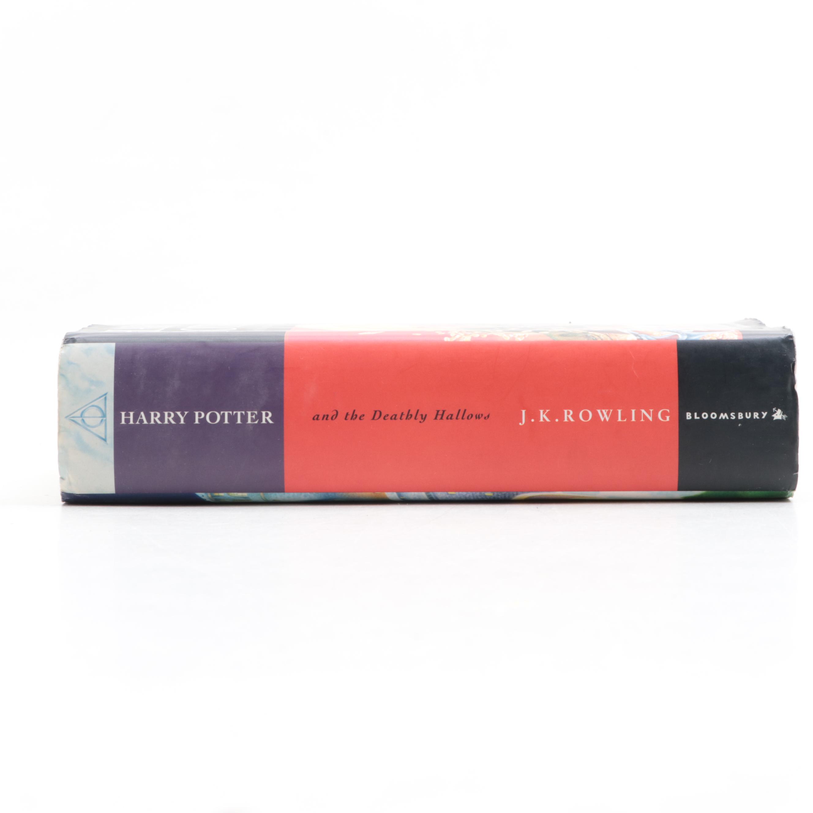 First UK Edition "Harry Potter and the Deathly Hallows" by J. K. Rowling, 2007