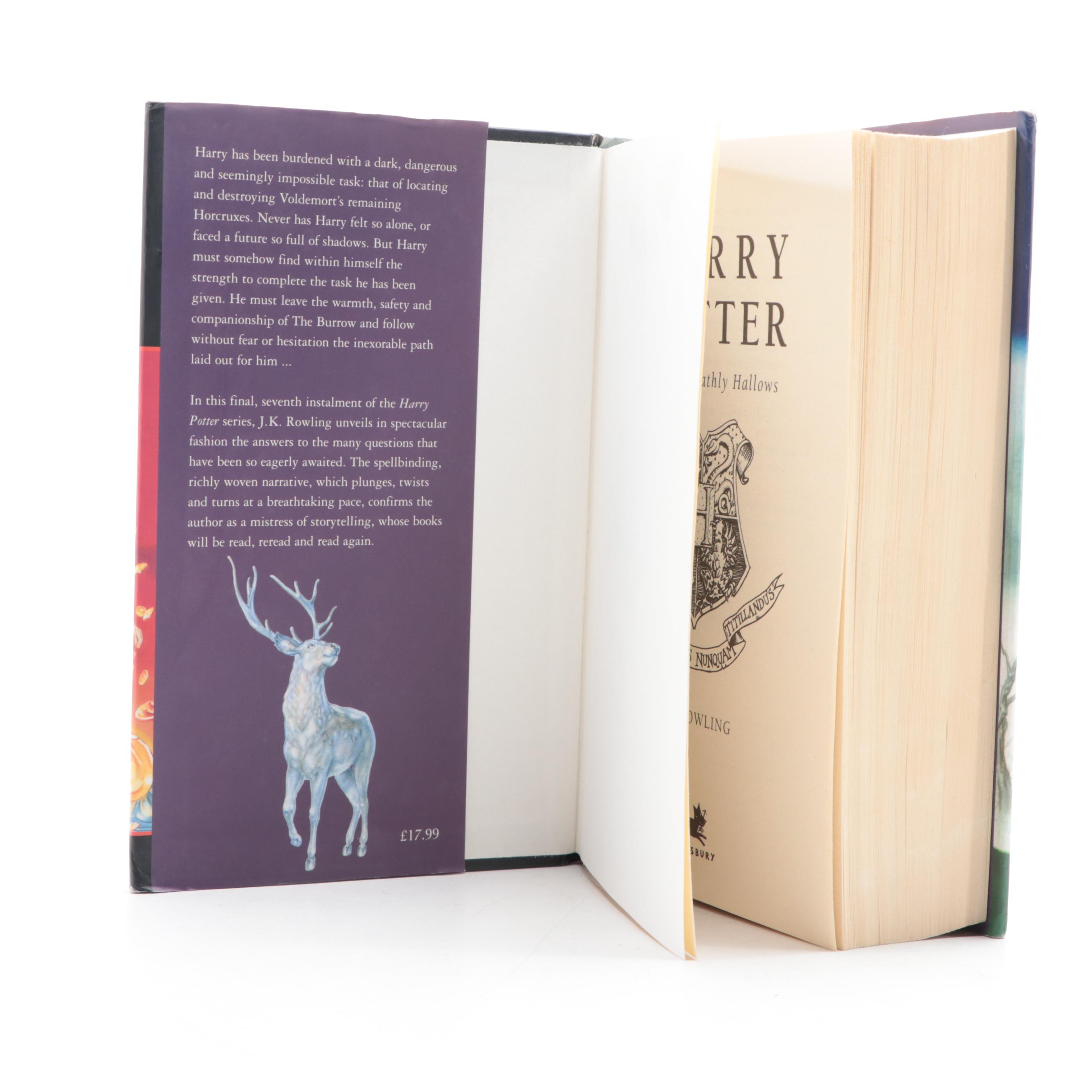 First UK Edition "Harry Potter and the Deathly Hallows" by J. K. Rowling, 2007