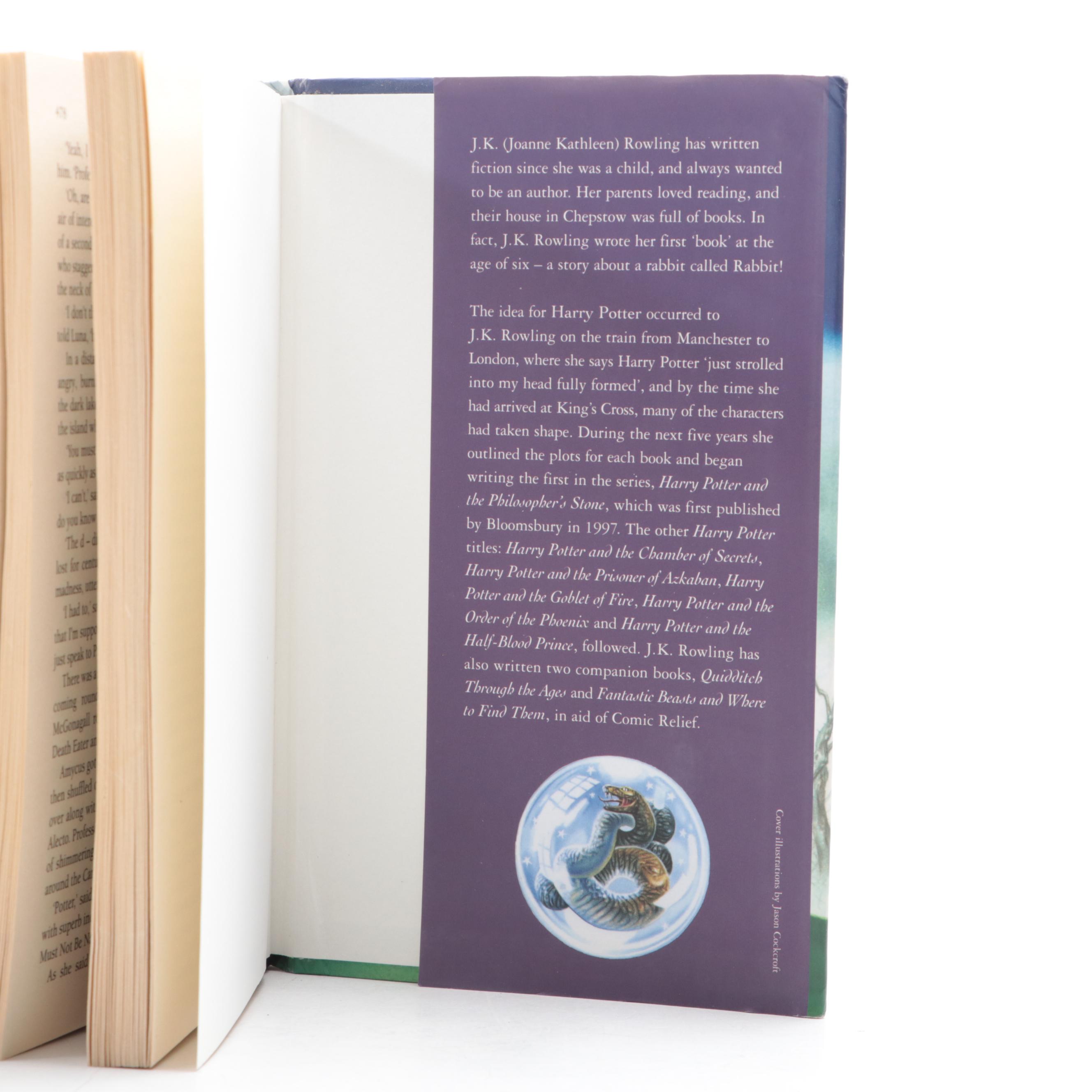 First UK Edition "Harry Potter and the Deathly Hallows" by J. K. Rowling, 2007