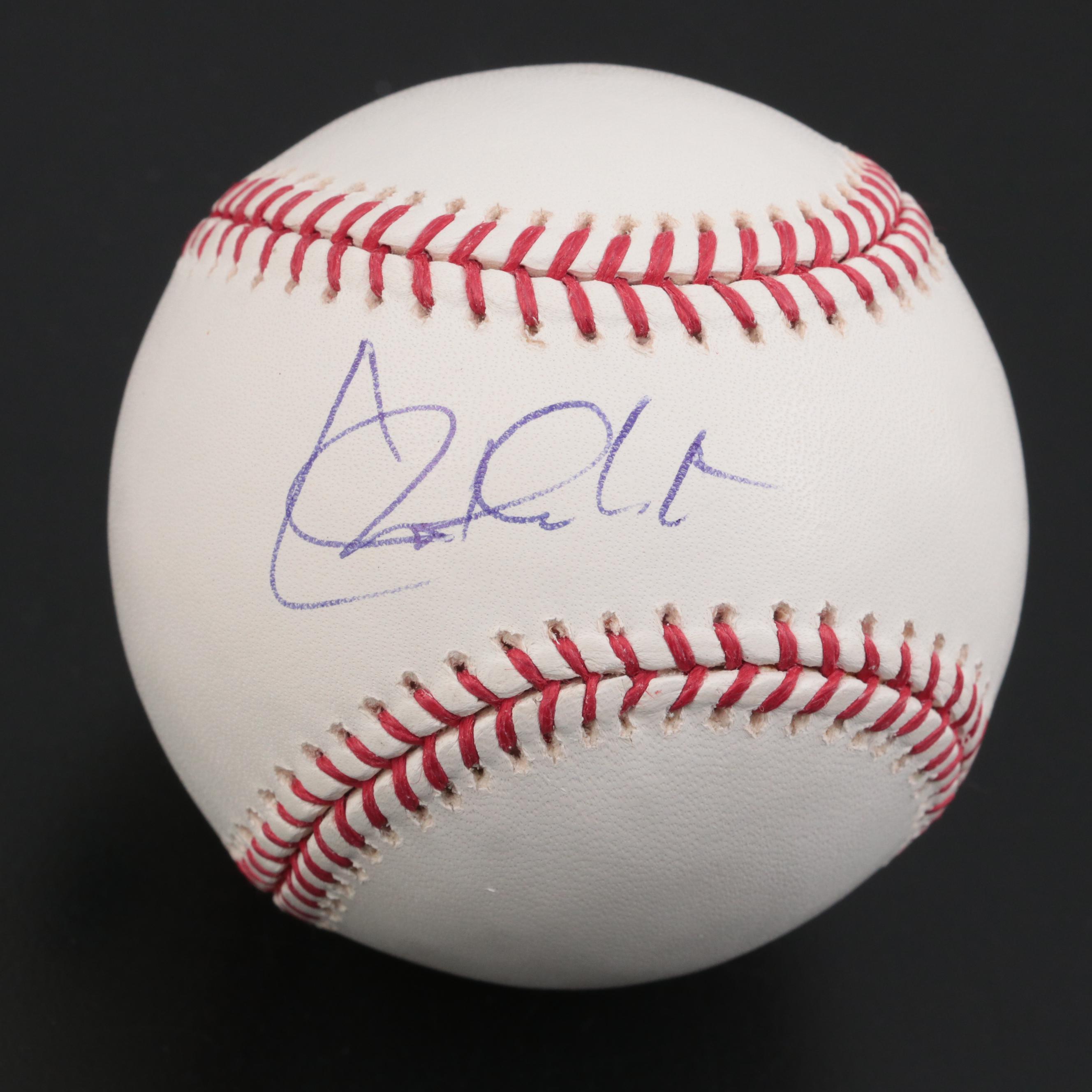 L.A. Angels Mathews Jr., Weaver, Ryan, Iannetta, Isringhausen Signed Baseballs