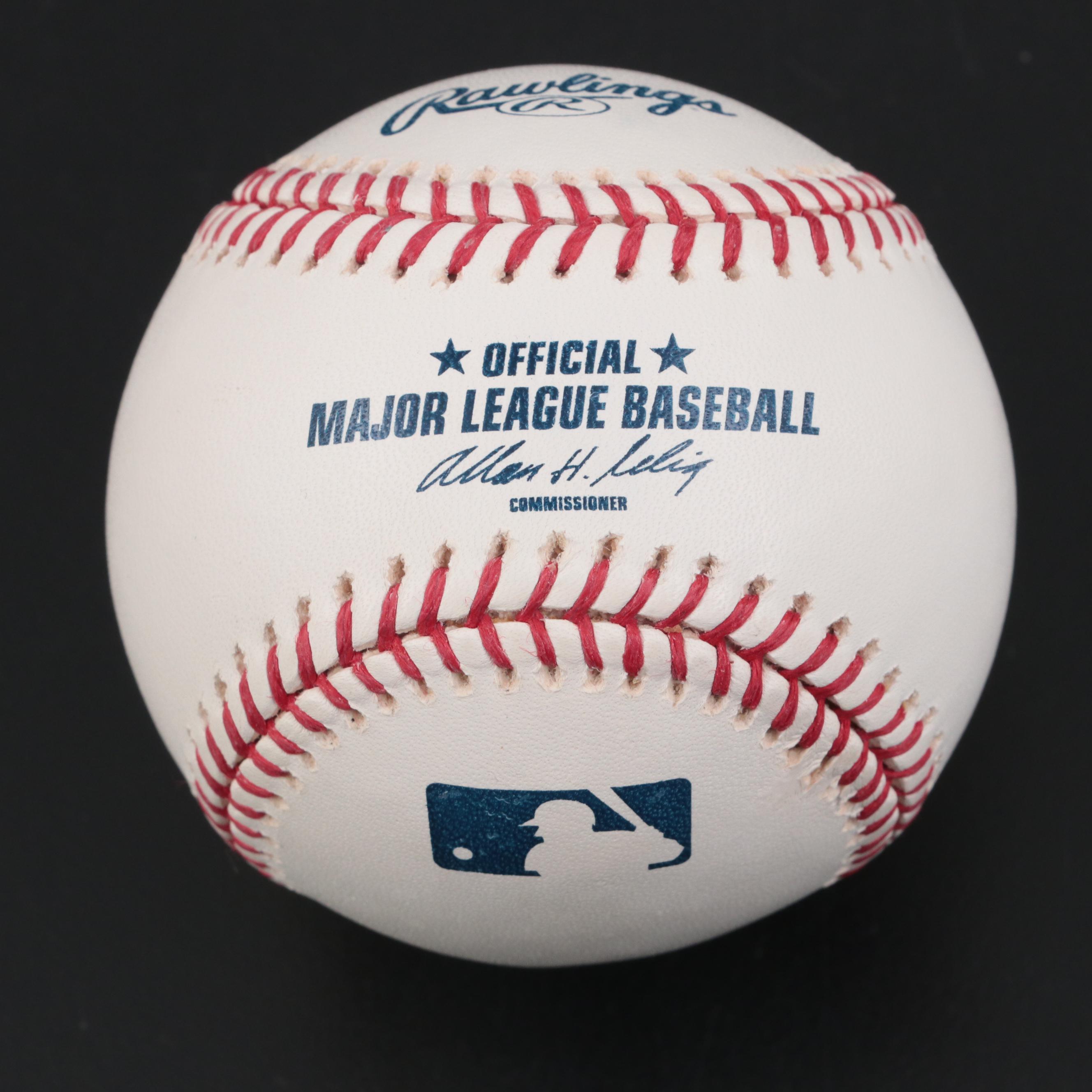 L.A. Angels Mathews Jr., Weaver, Ryan, Iannetta, Isringhausen Signed Baseballs