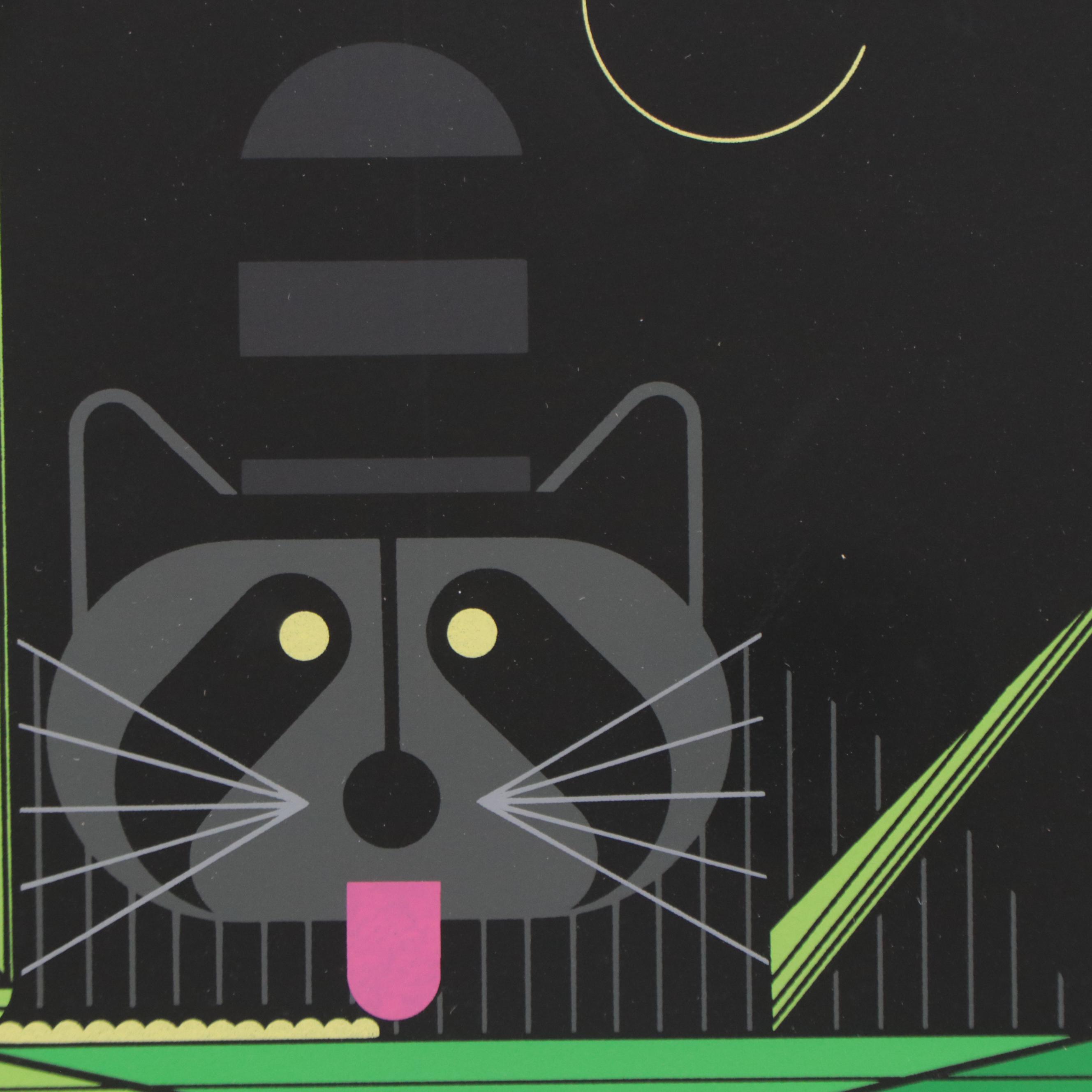 Charley Harper Serigraph "Cornprone," 1976