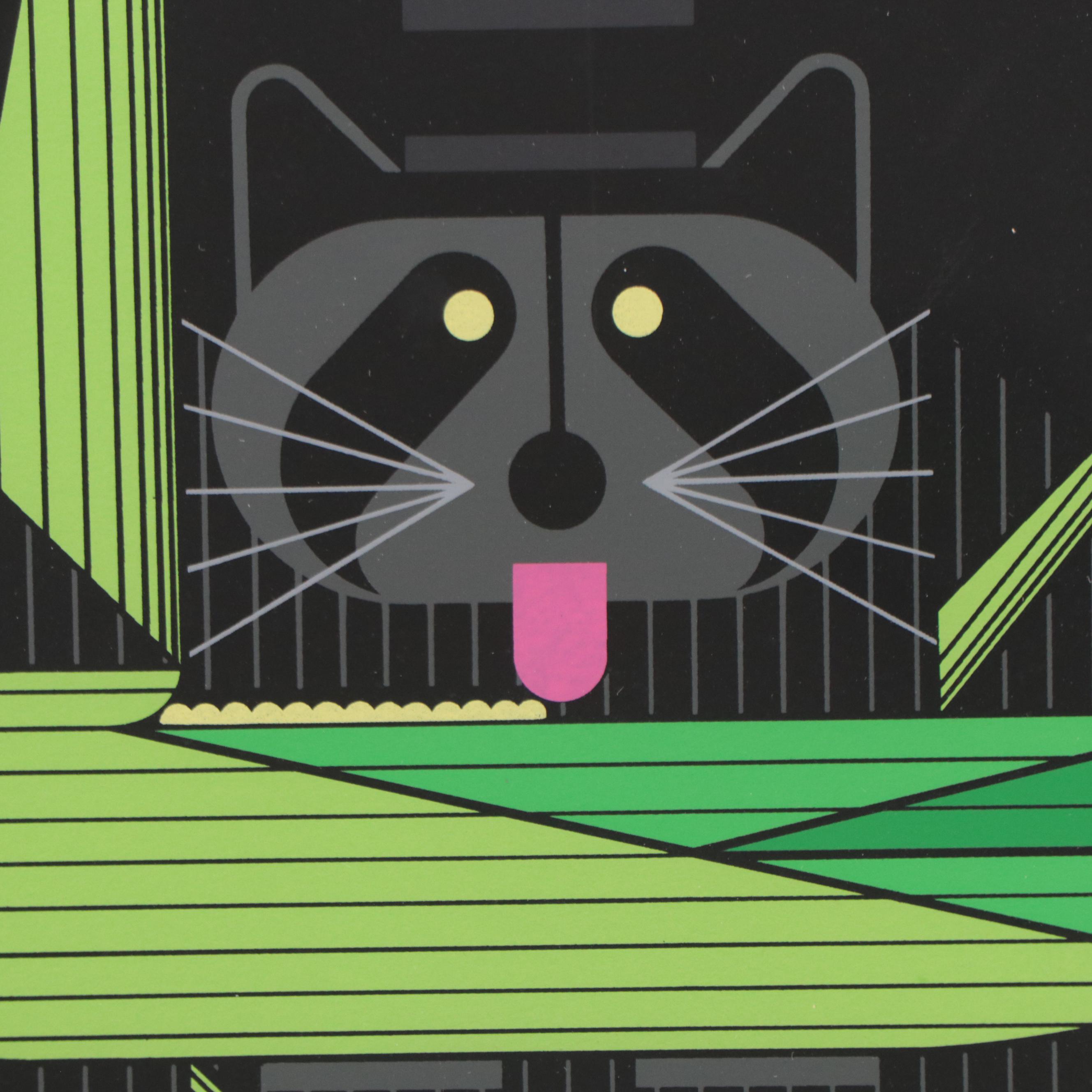 Charley Harper Serigraph "Cornprone," 1976