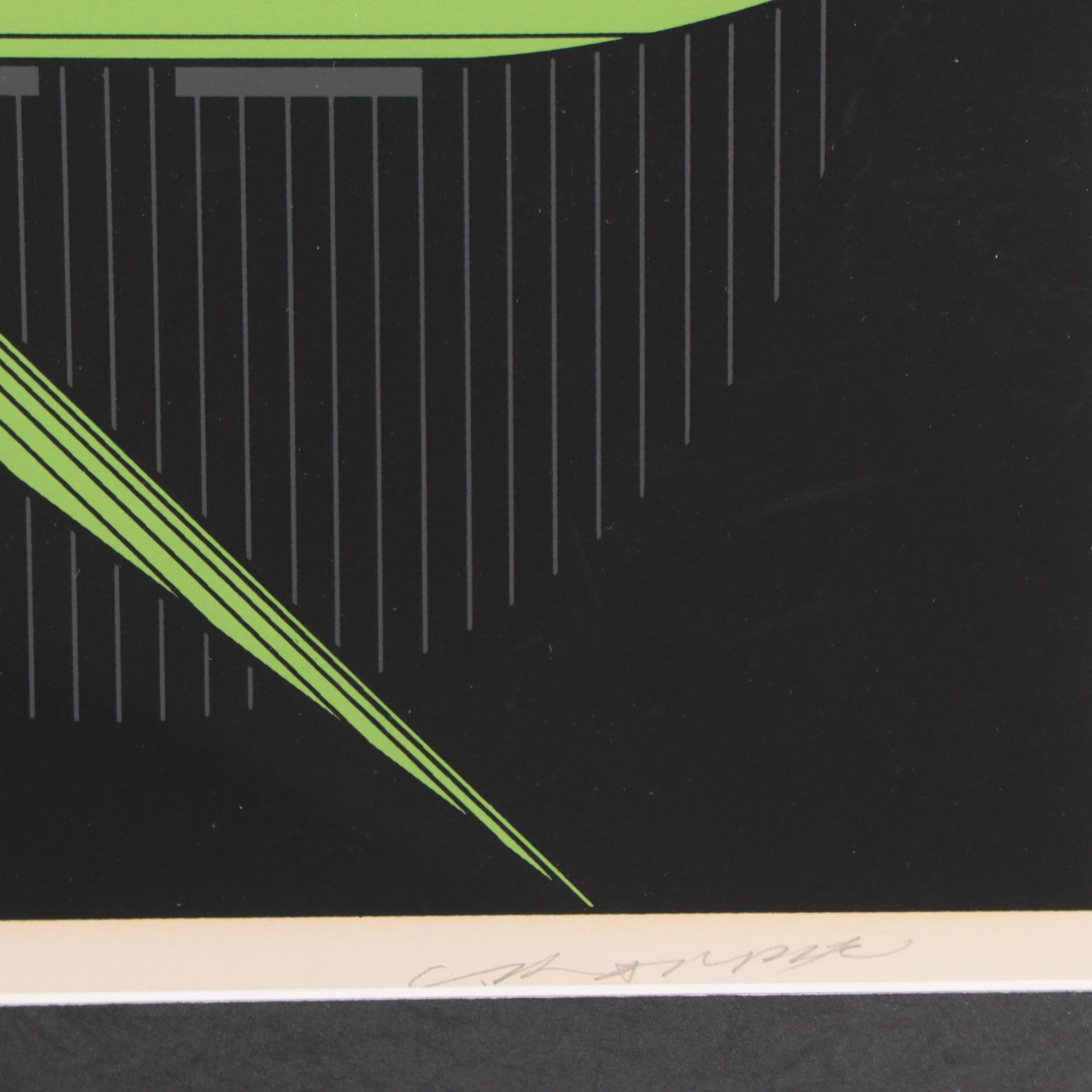 Charley Harper Serigraph "Cornprone," 1976