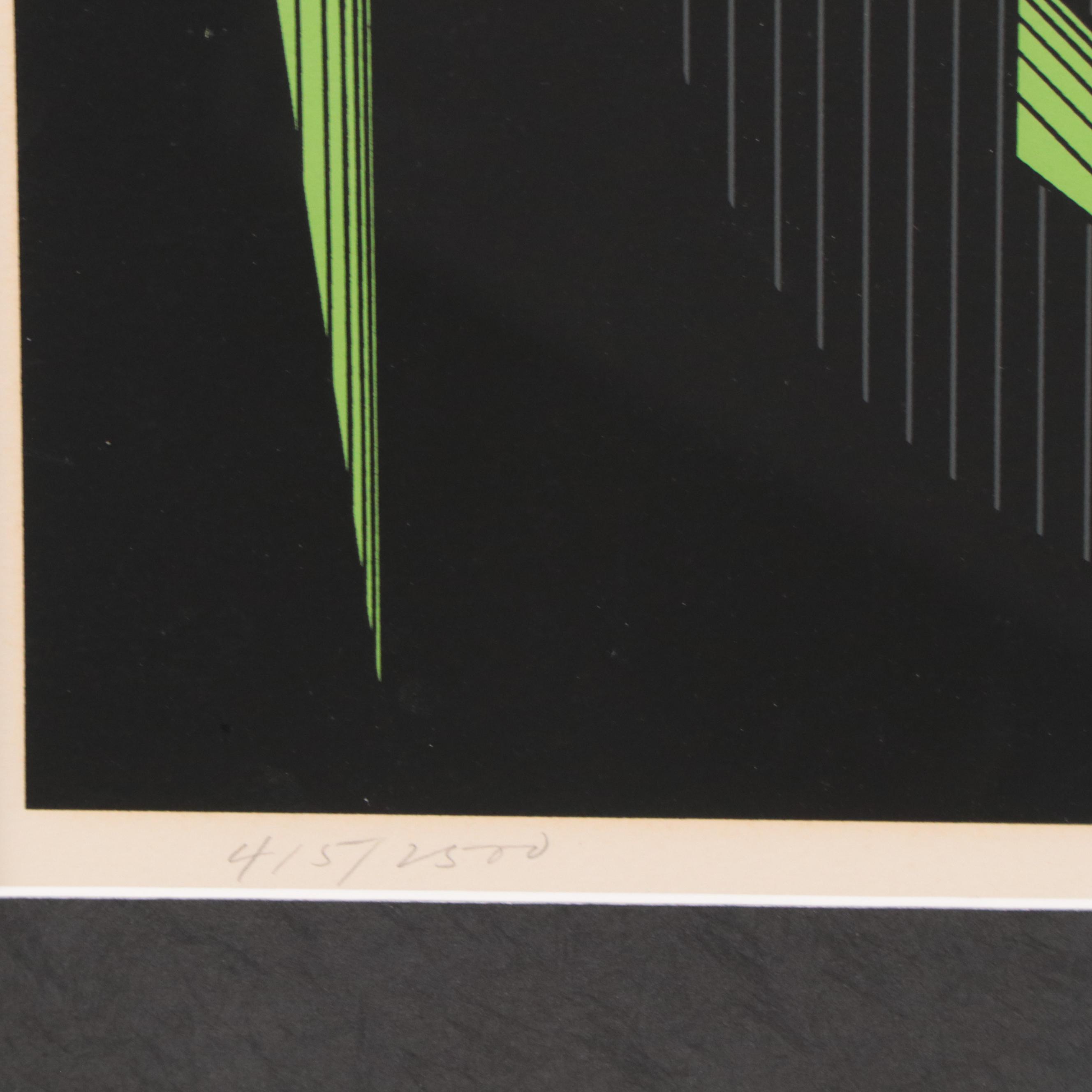 Charley Harper Serigraph "Cornprone," 1976